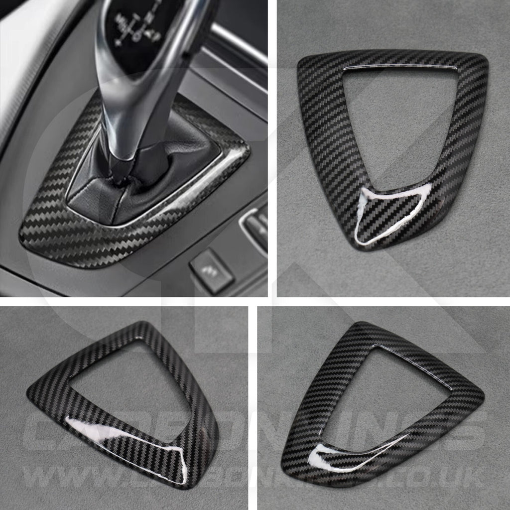 Carbon Fibre Style Gear Knob Surround BMW F20 F30 F34 M135i M140i M235i M240i