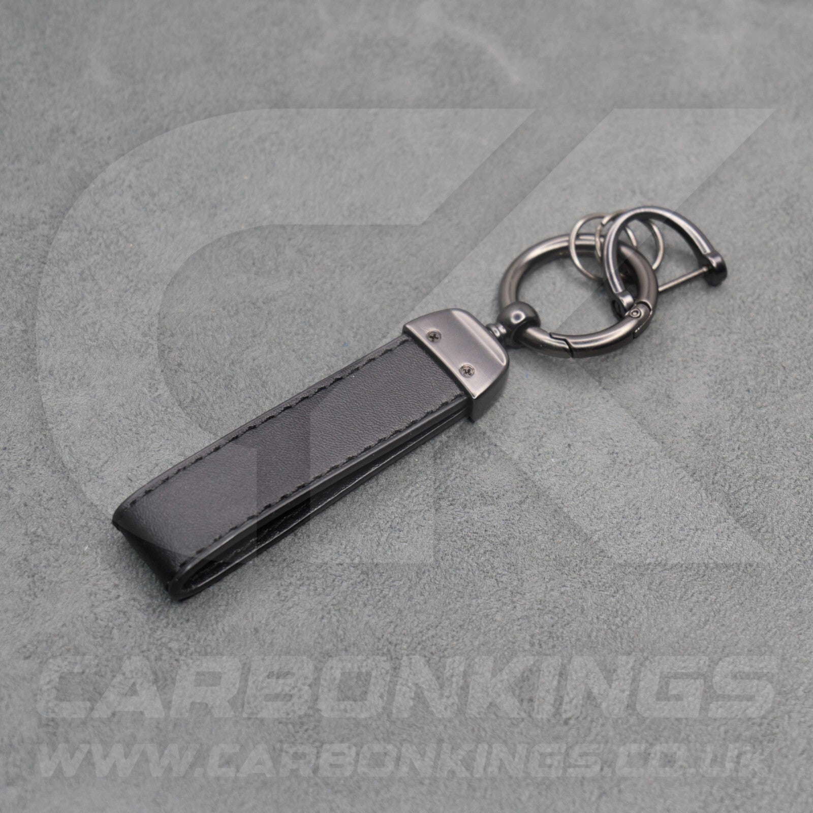 Mercedes AMG Black Leather Key Ring C63 C43 A45 E43 E63 A35 A E C S G CLA Class