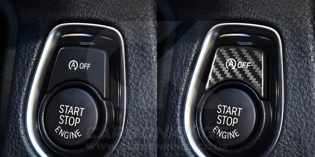 BMW Genuine Carbon Fibre Start Stop Button Trim Cover M2 M3 M4 F80 F82 F83 F87