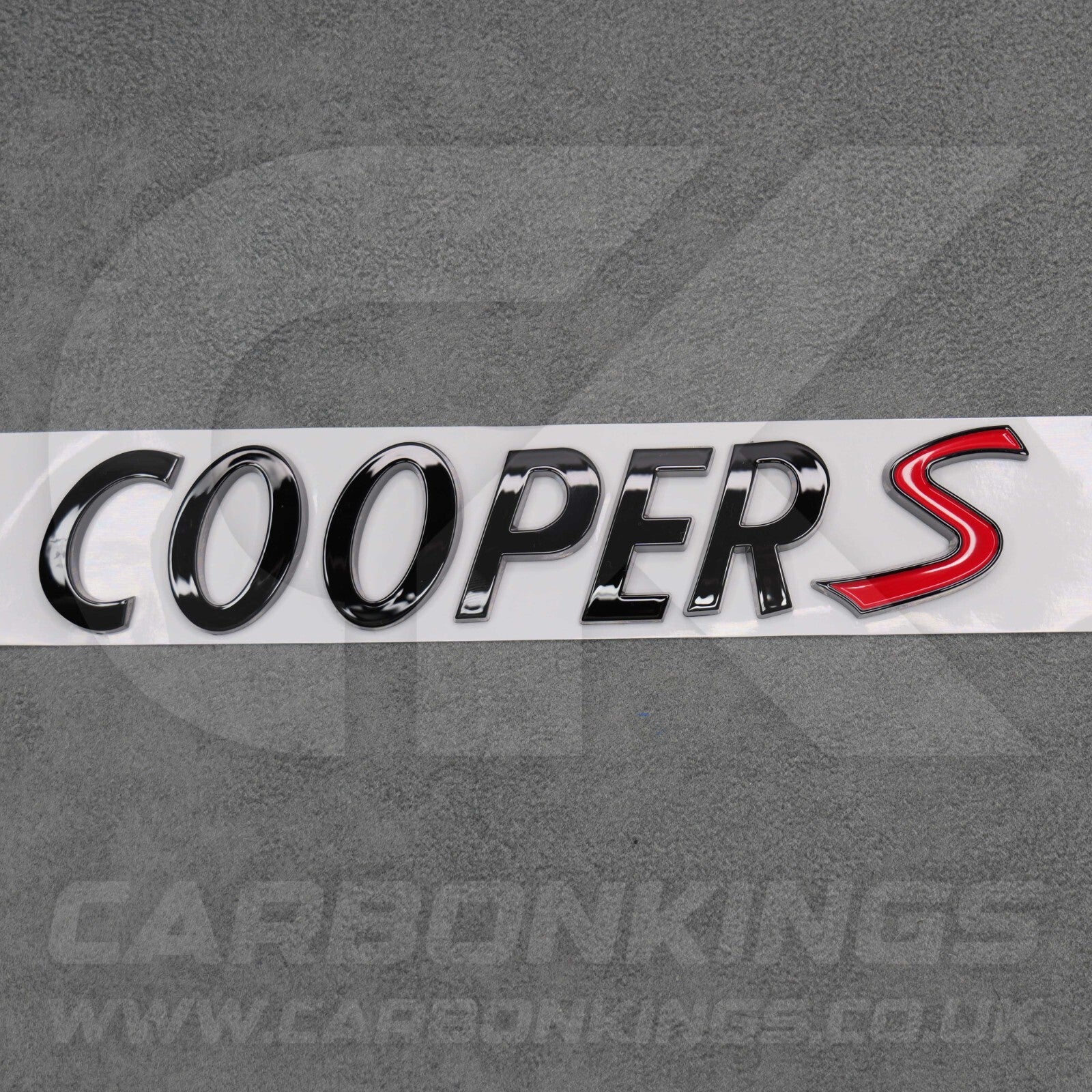 Mini Gloss Black Cooper S Boot Badge Letters R53 R56 F56 R55 R52 R57 R58 R59 R60