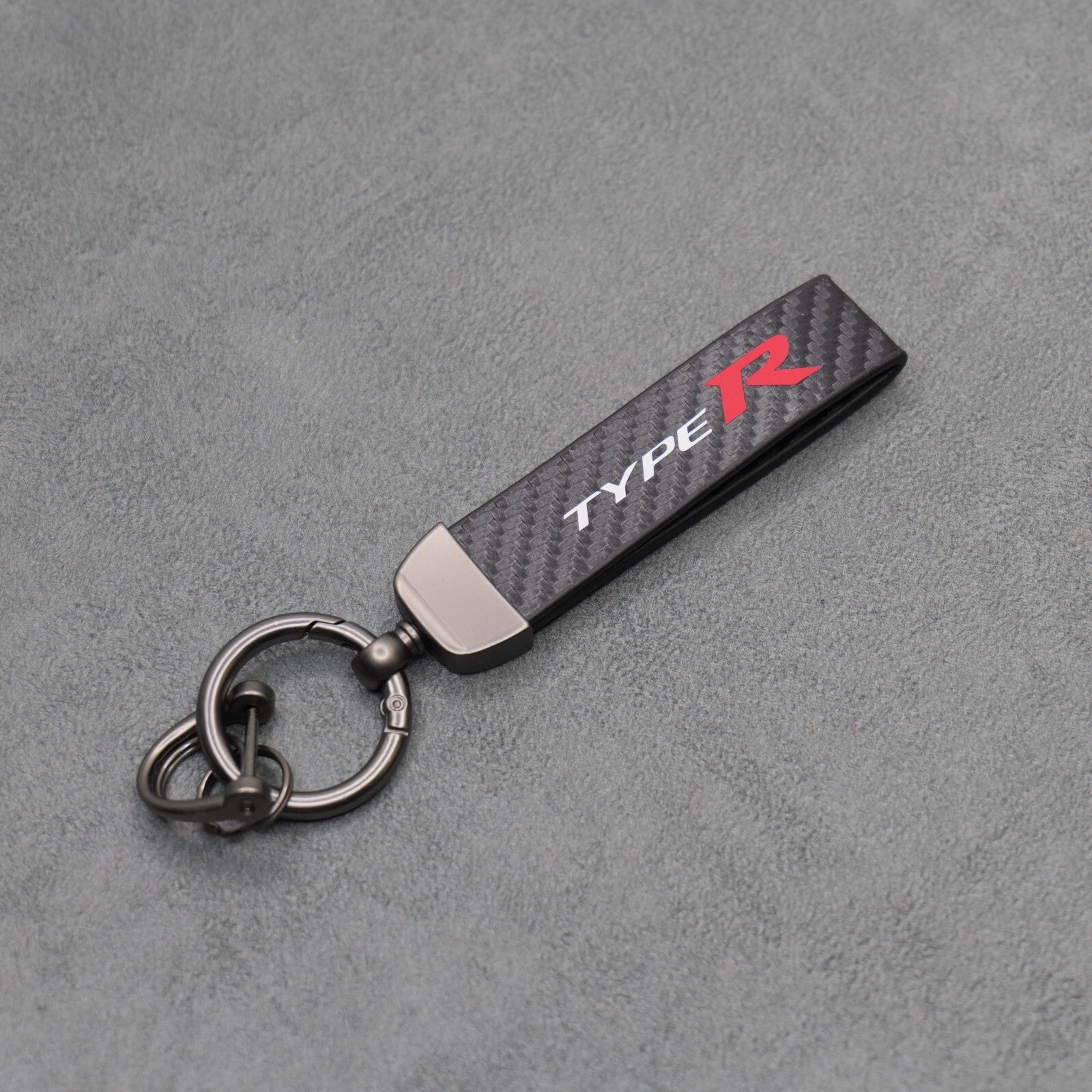 Honda Civic Type R Carbon Fibre Key Ring Chain Premium & Durable EP3 FK2 FK8 FL5