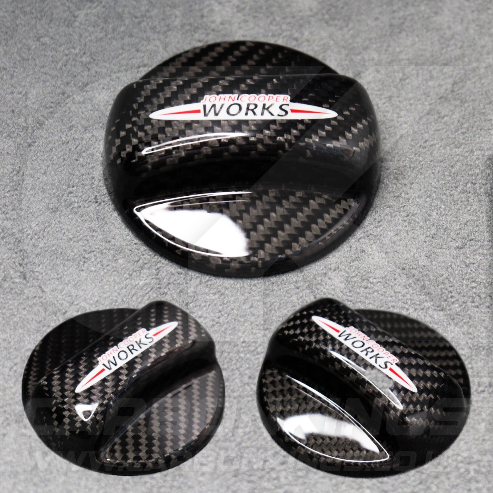 MINI Cooper JCW Genuine Carbon Fibre Fuel Filler Cap Cover R56 R55 R53 R52 R50 +
