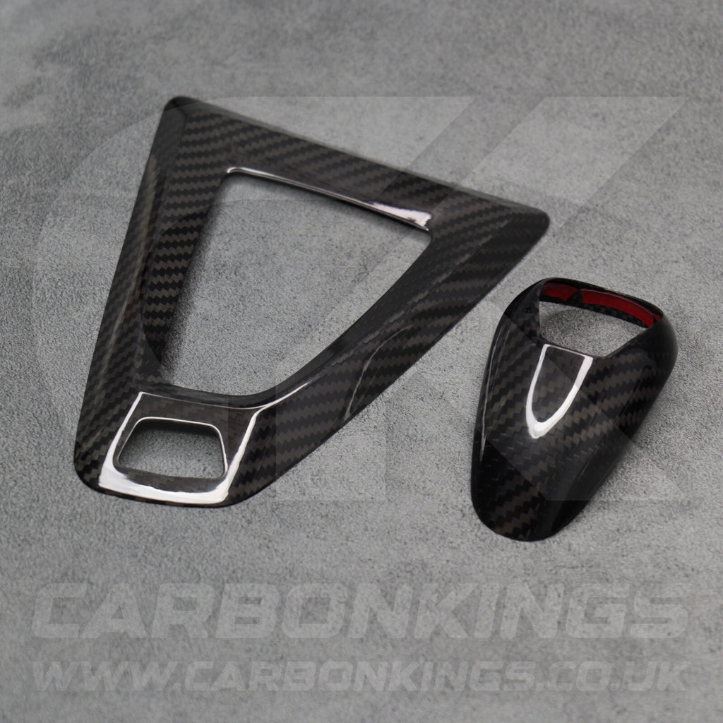 Carbon Fibre Gear Knob & Surround Trims for BMW F80 M3 M2 F87 F82 M4 F10 M5 X5M