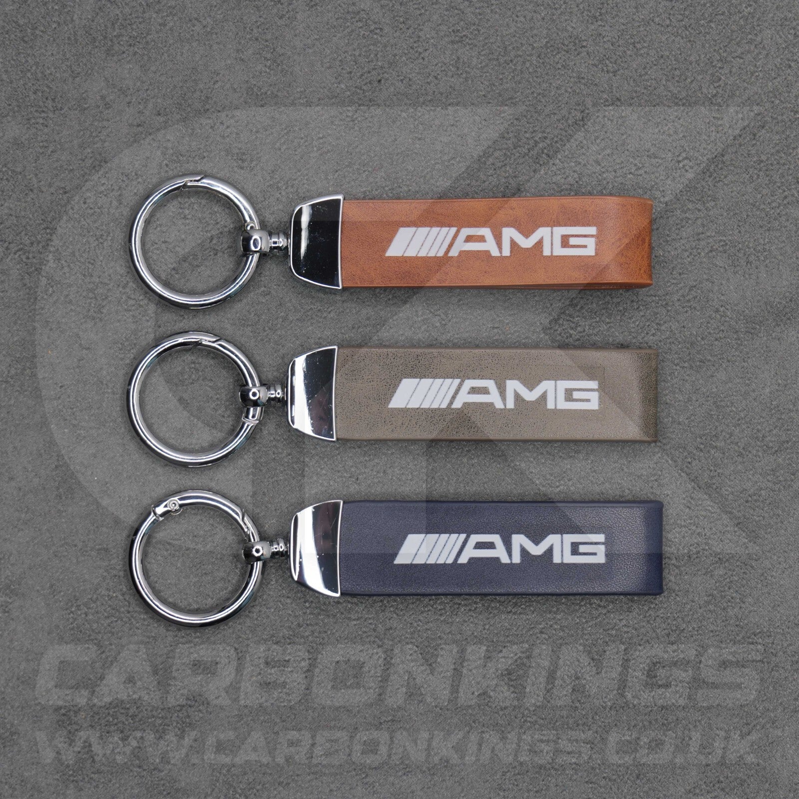 Mercedes AMG Leather Key Ring Chain Car Keys A35 A45 C43 C63 E53 E63 S63 A C E S