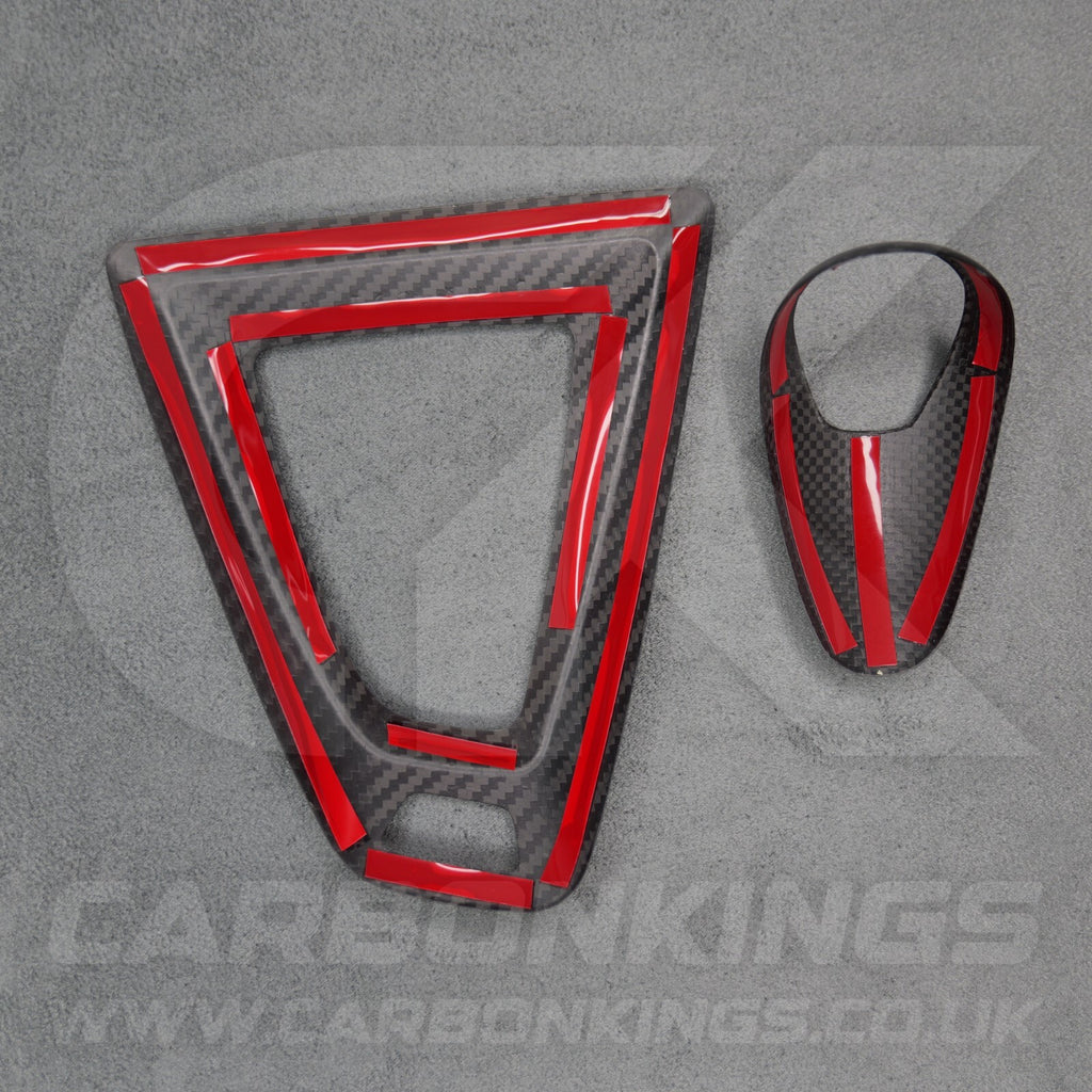 Carbon Fibre Gear Knob & Surround Trims for BMW F80 M3 M2 F87 F82 M4 F10 M5 X5M