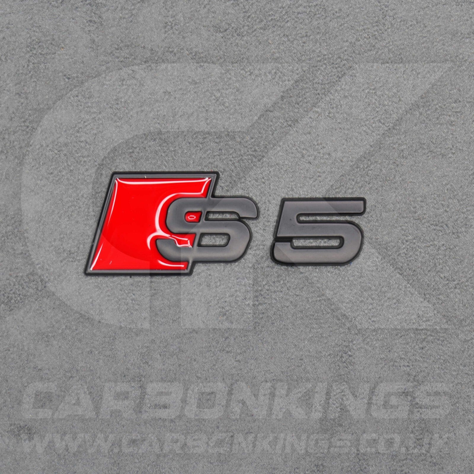 Audi S5 Matte Black Boot Rear Badge Letters Logo Emblem B8 8T B8.5 8.5T B9 B10