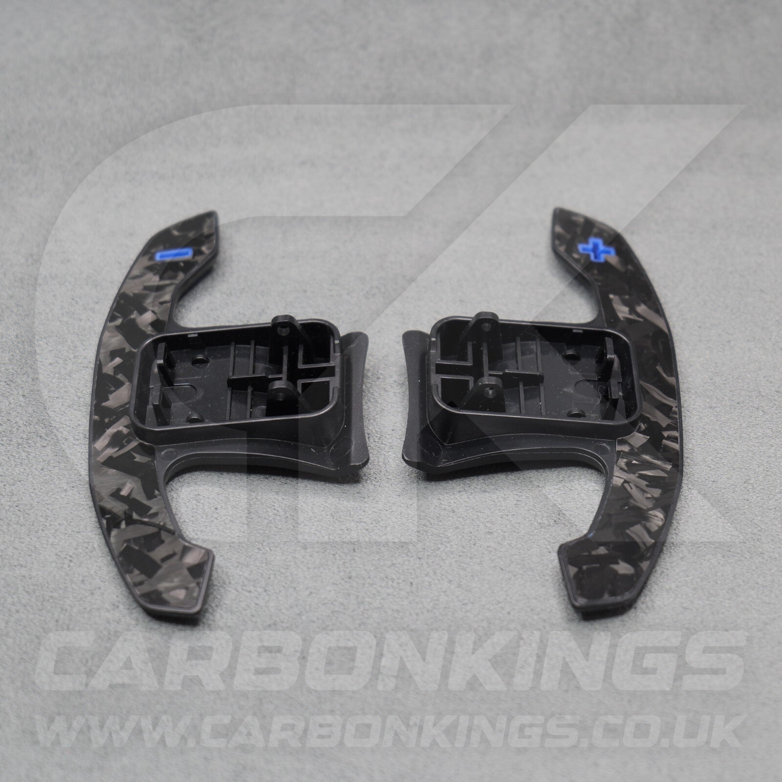 BMW Genuine Forged Carbon Fibre & Blue Gear Shifter Paddles F80 M3 F82 M4 M2 F30