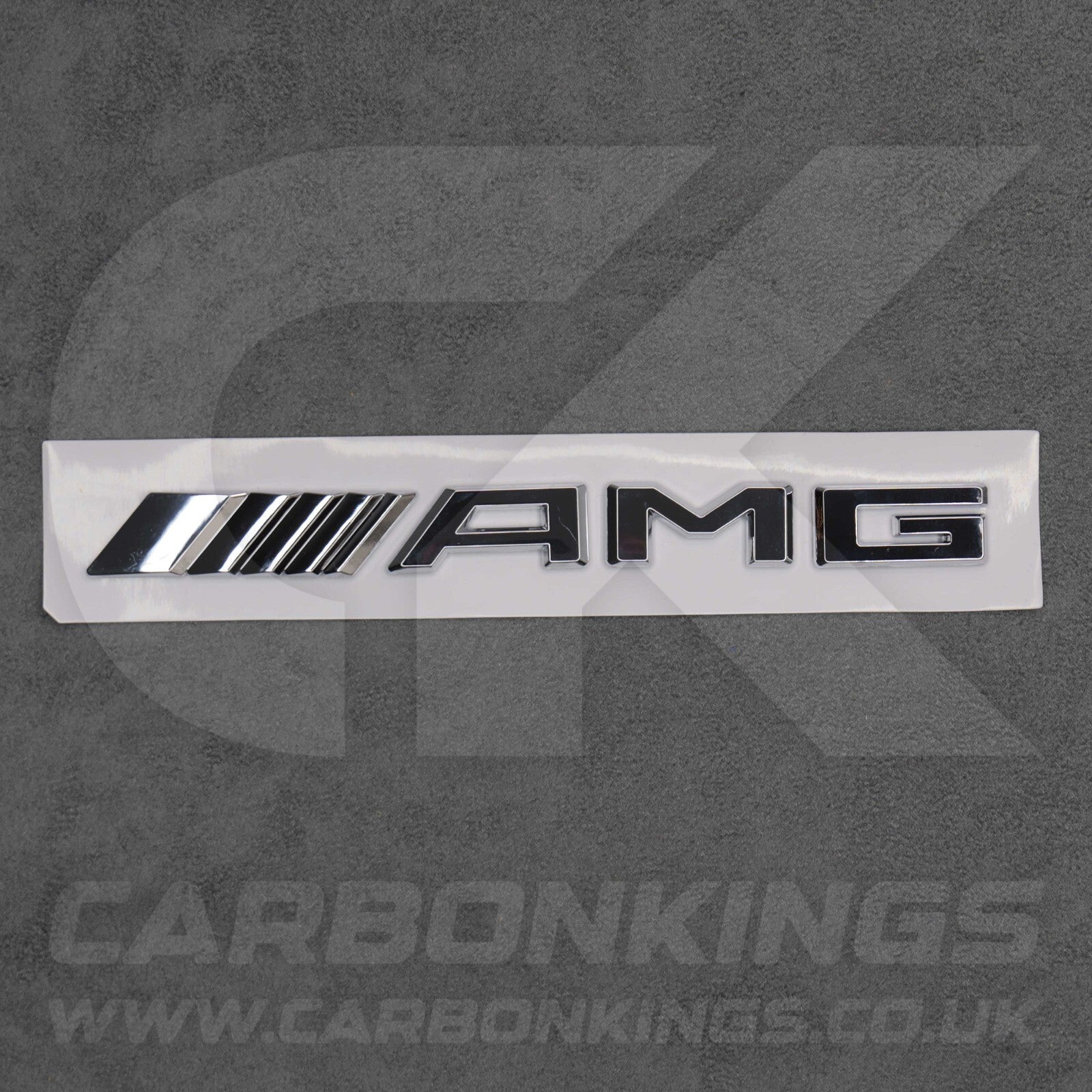 Mercedes Silver Chrome AMG Boot Badge Letters C43 C63 E43 E63 A35 A45 S43 S63