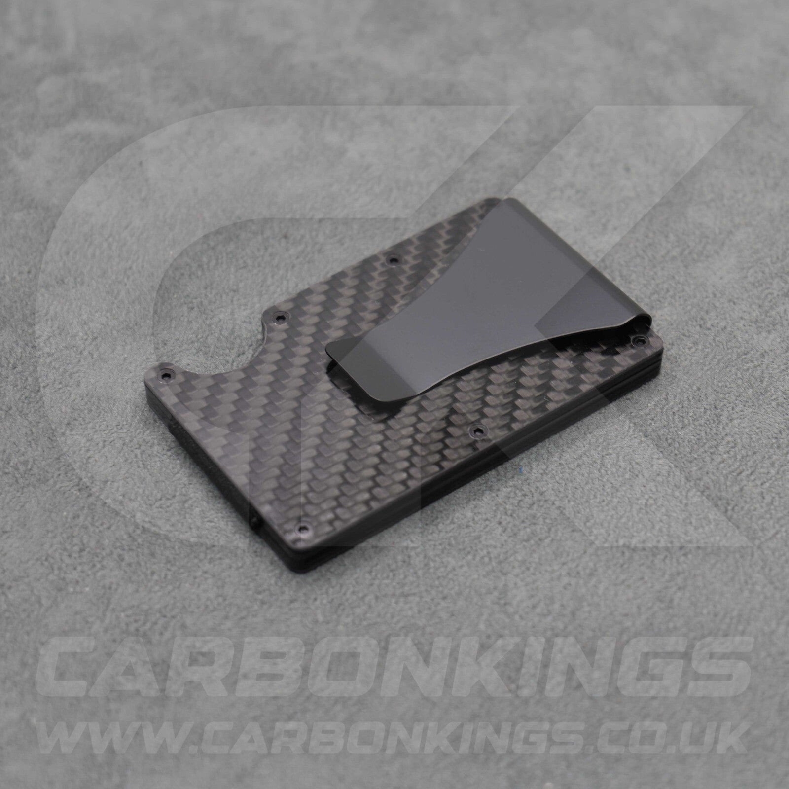 Genuine Carbon Fibre RFID Blocking Credit Debit Bank Card Holder Money Wallet