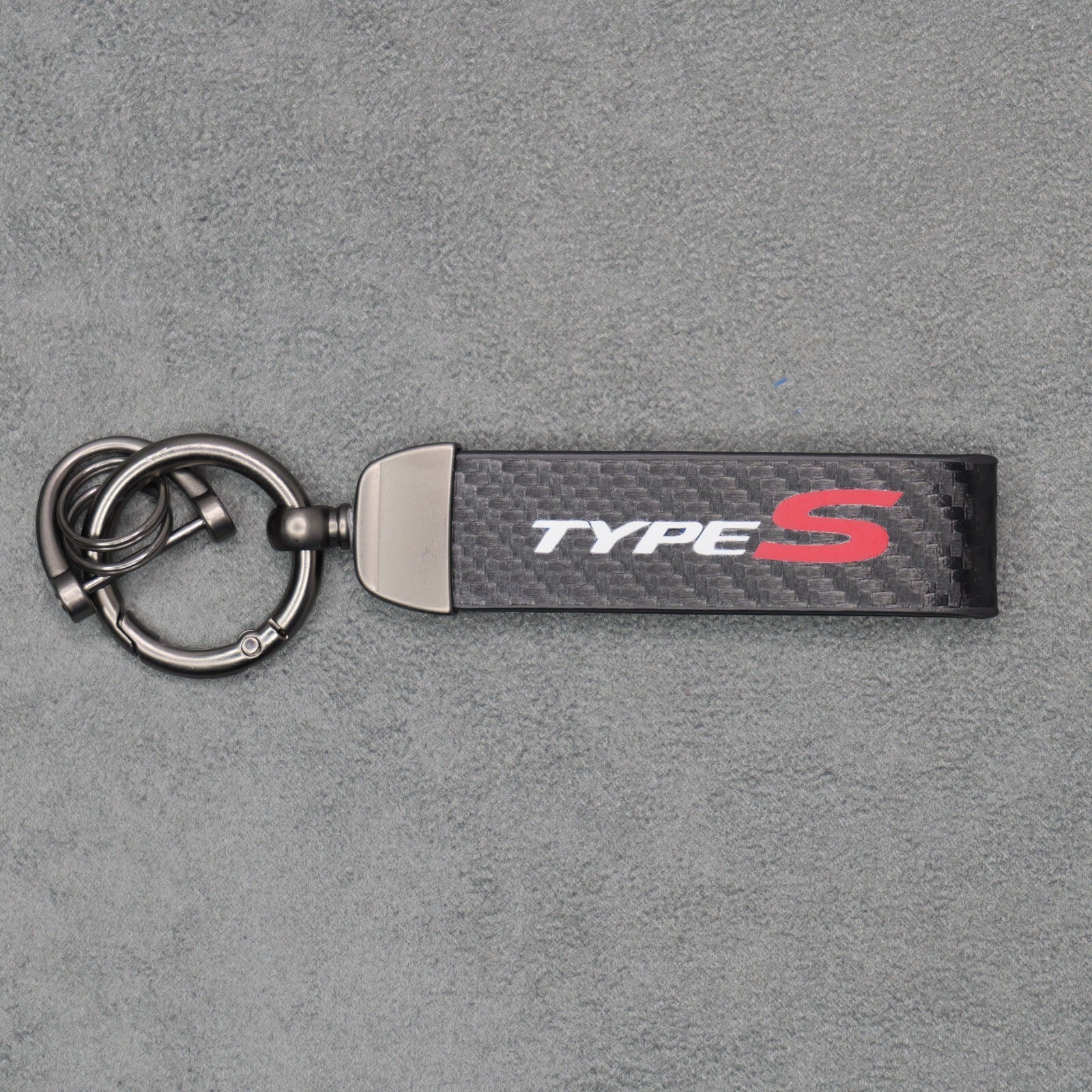 Honda Type S Carbon Fibre Key Ring Chain Premium & Durable Civic EP3 FK2 FK8 FL5