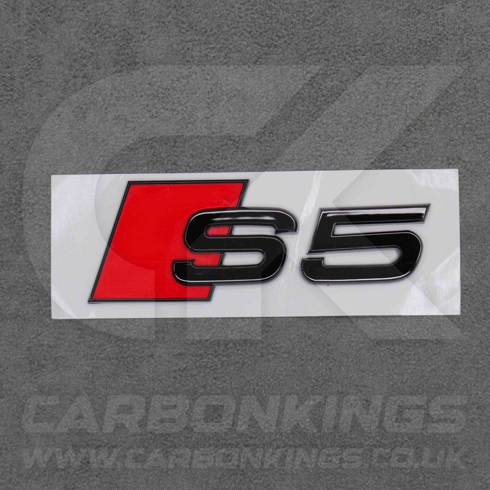 105 x 36mm Audi S5 Gloss Black Boot Rear Badge Letters Logo Emblem S 8L 8P 8V 8Y