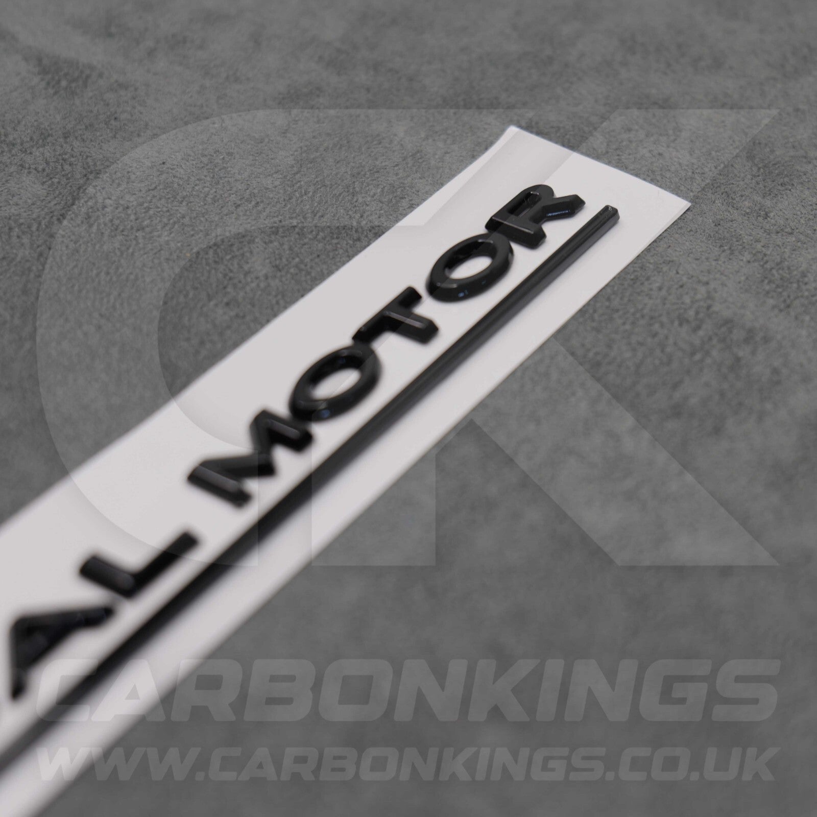 Tesla Gloss Black Dual Motor Rear Boot Badge Letters Model S 3 X Y Performance