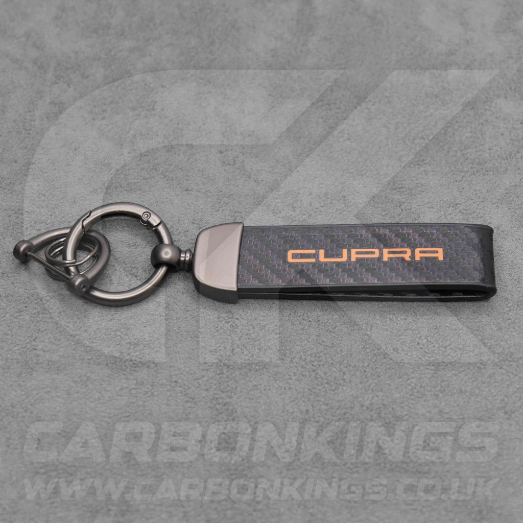 CUPRA Carbon Fibre Key Ring Chain VZ Born Ateca Leon Formentor Tavascan Terramar