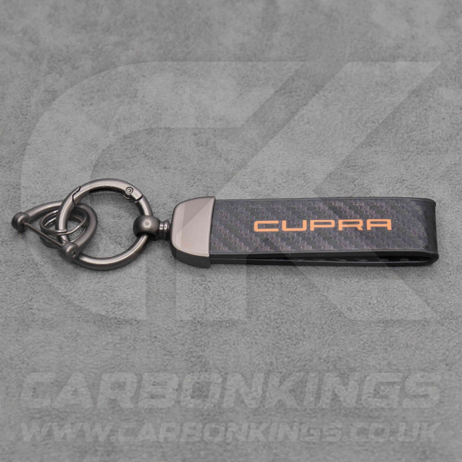 CUPRA Carbon Fibre Key Ring Chain VZ Born Ateca Leon Formentor Tavascan Terramar