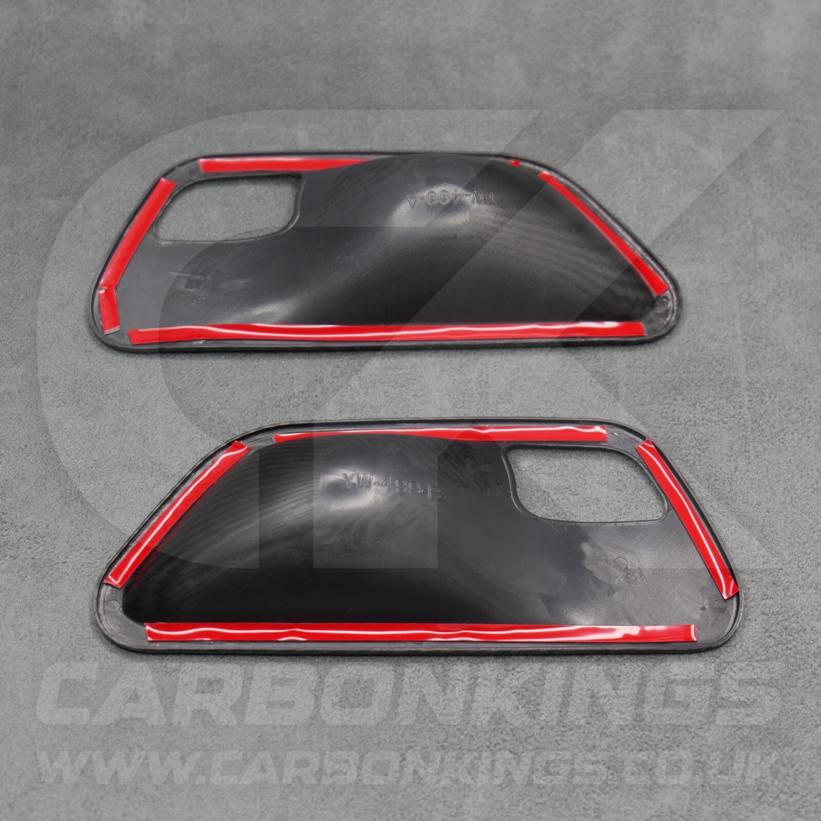Carbon Fibre Style Interior Door Handle Trims BMW F80 M3 F82 M4 F83 F30 F32 3 4