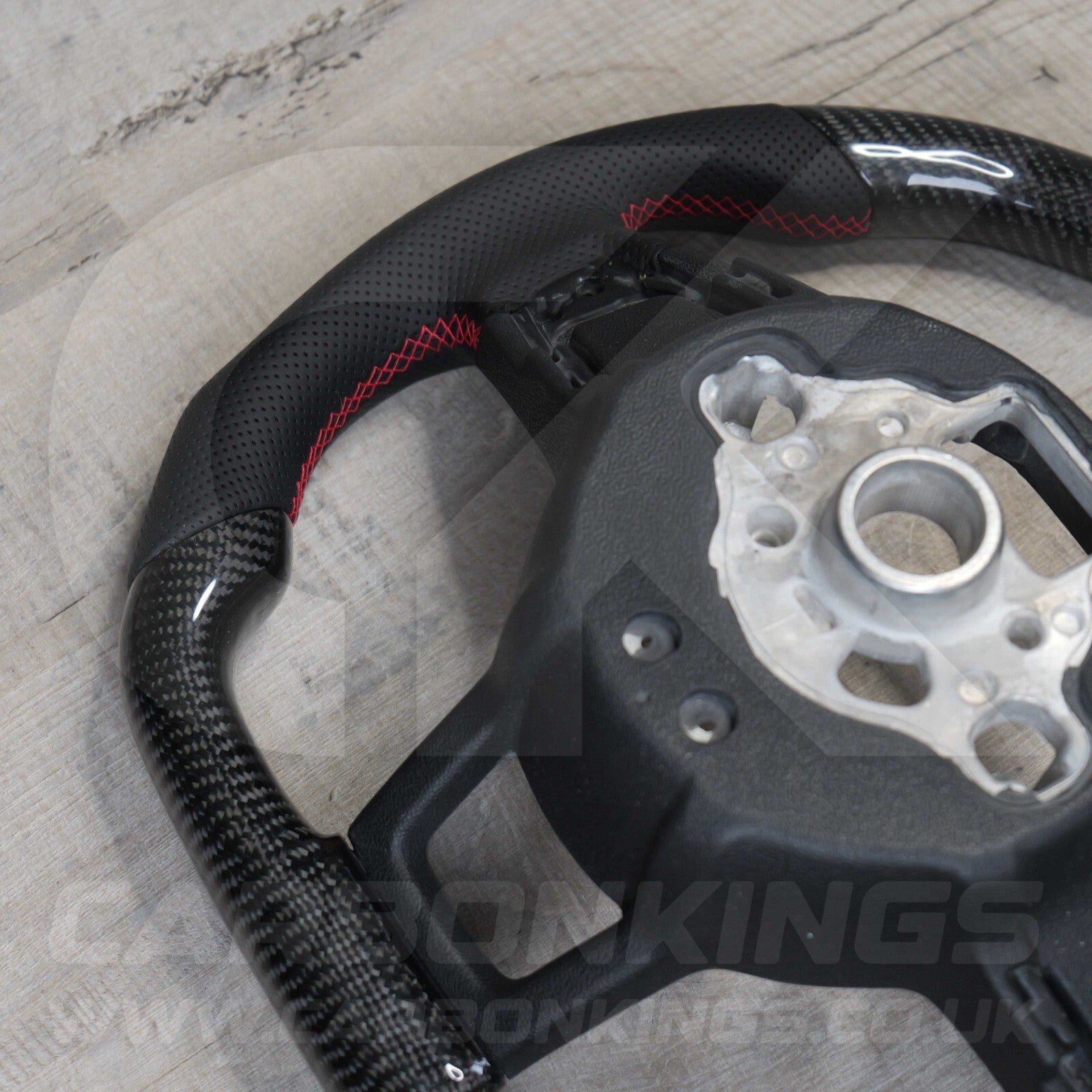 Volkswagen Carbon Fibre Steering Wheel VW Golf MK7 MK7.5 R R-Line GTI GTD GTE +