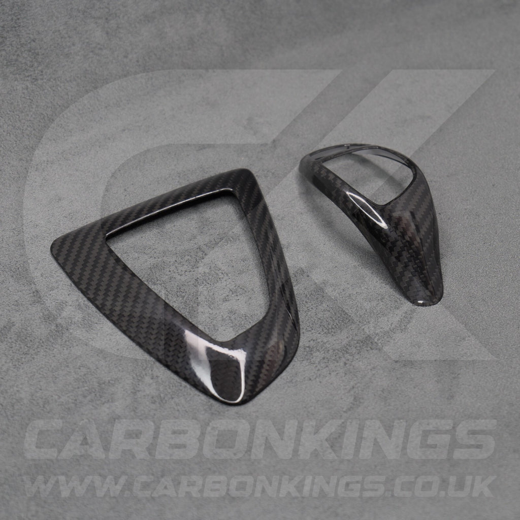 Genuine Carbon Fibre Gear Knob & Surround Trims BMW F20 M135i M140i M235i M240i