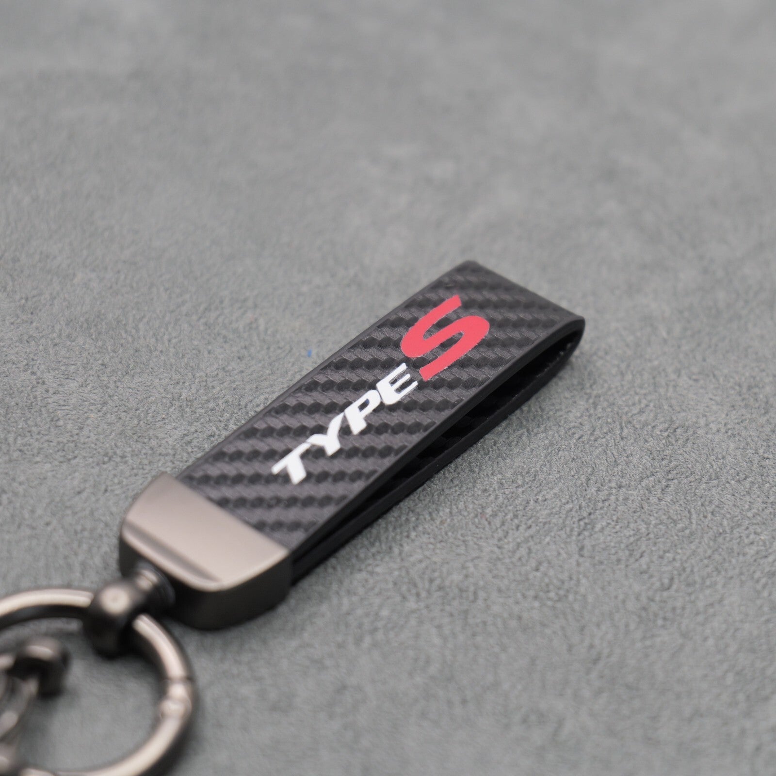 Honda Type S Carbon Fibre Key Ring Chain Premium & Durable Civic EP3 FK2 FK8 FL5