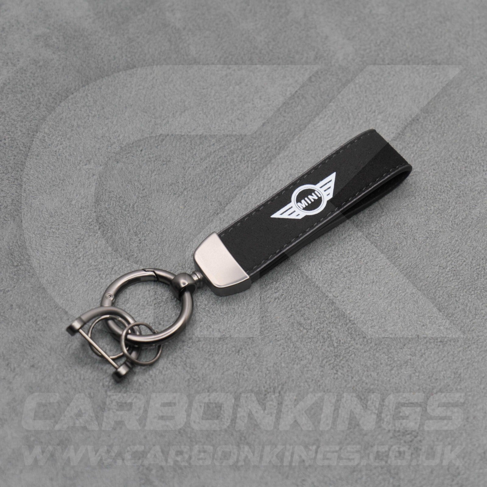 Mini Suede Key Ring Chain Cooper Countryman Aceman S Alcantara Premium Car