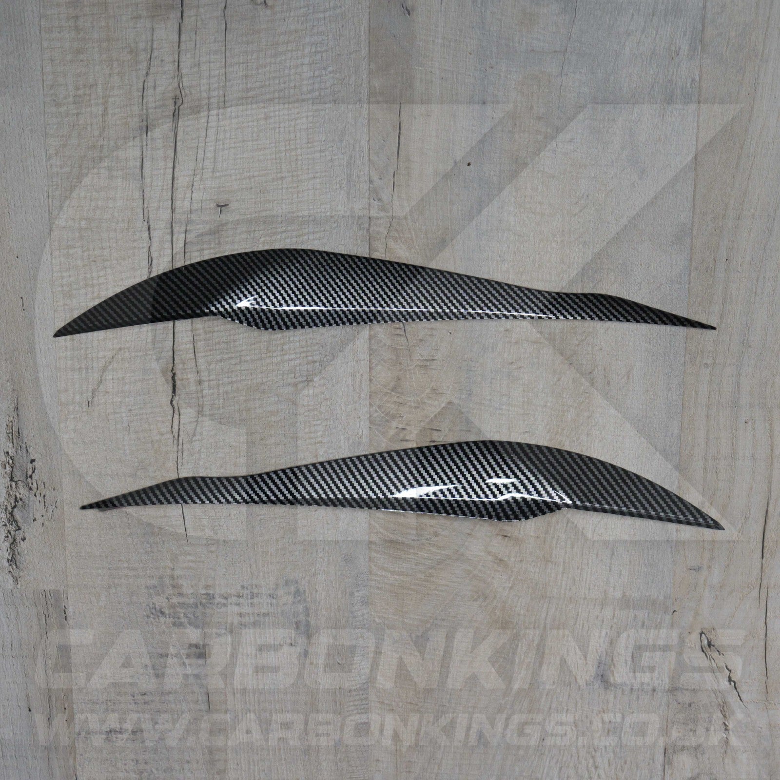 BMW Carbon Fibre Style Headlight Eyebrow Trims for 3 Series F30 F35 2013 - 2018