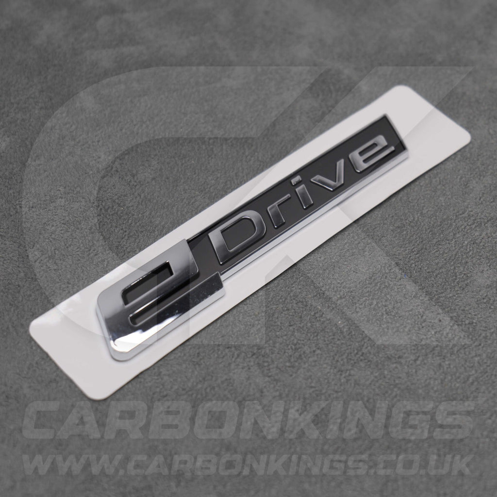 BMW Silver & Black eDrive Rear Emblem Boot Badge Logo BMW i3 i3s i8 iX Electric