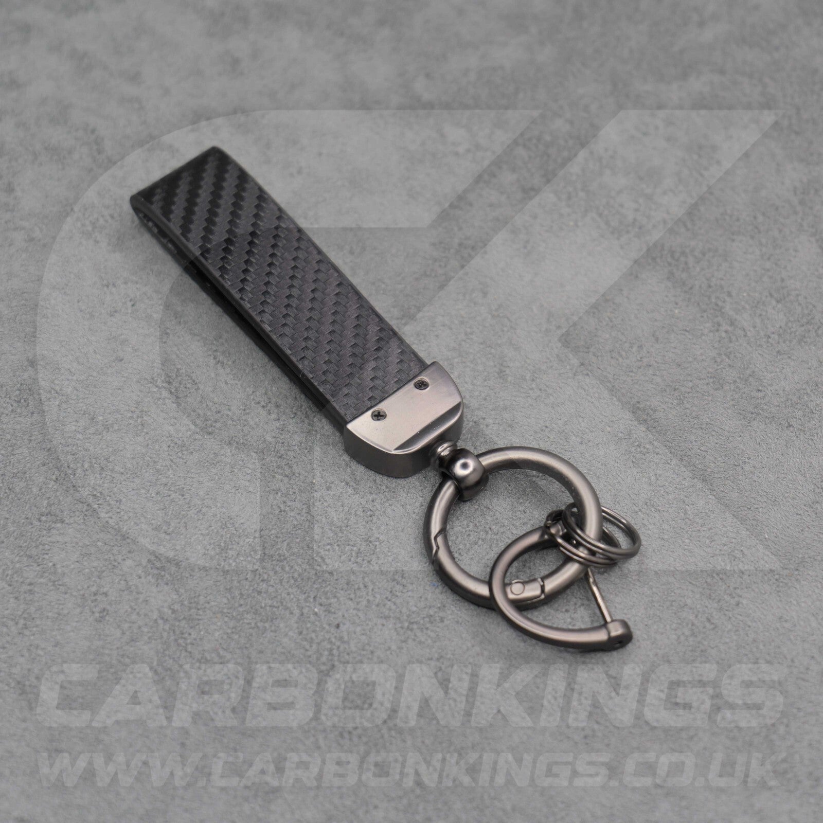 Audi S Line Carbon Fibre Key Ring Chain A1 A3 A4 A5 A6 A7 Q3 Q4 Q5 Q6 Q7 Q8