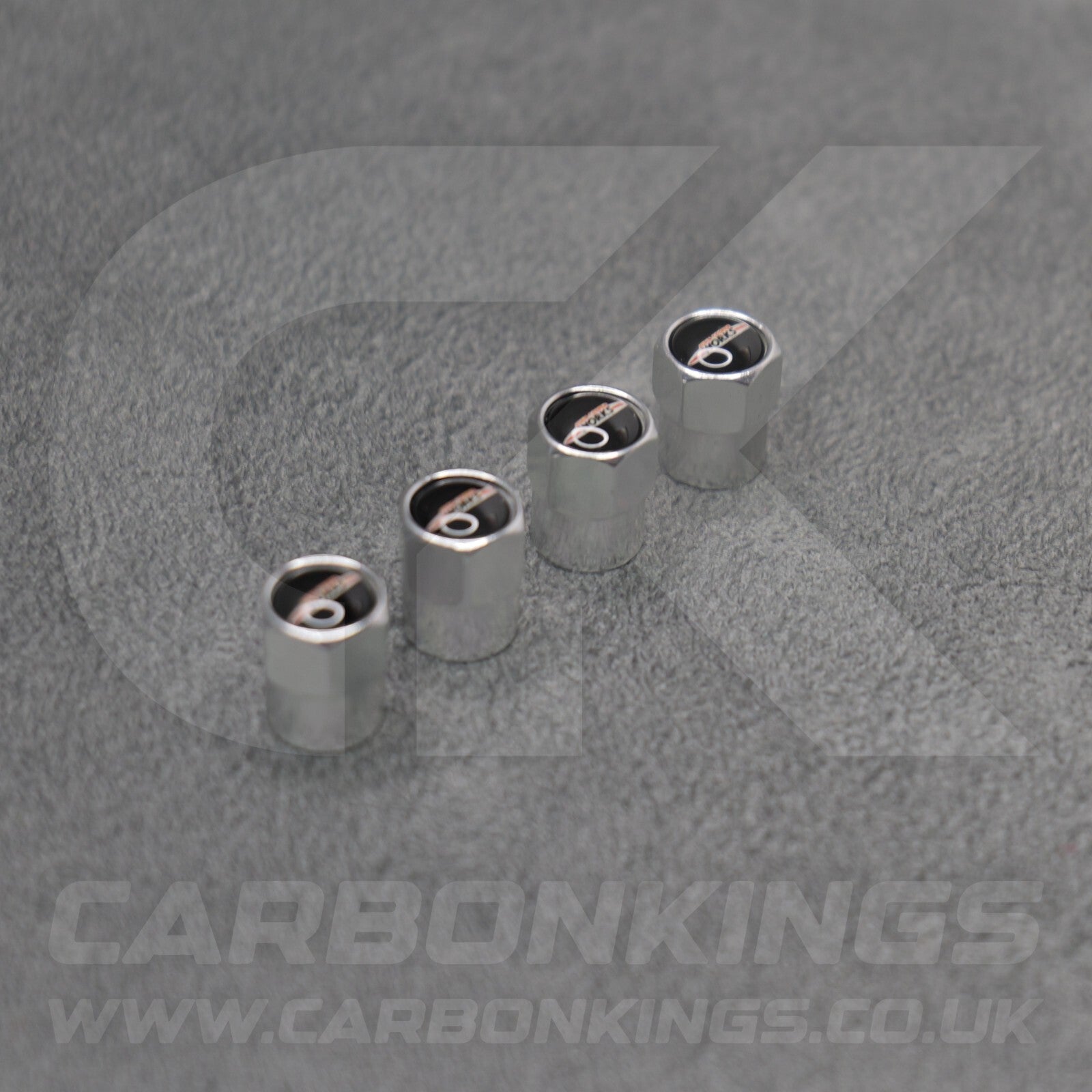 Mini John Cooper Works Silver Anodised Wheel Valve Dust Caps Set F54 F55 R56 R55