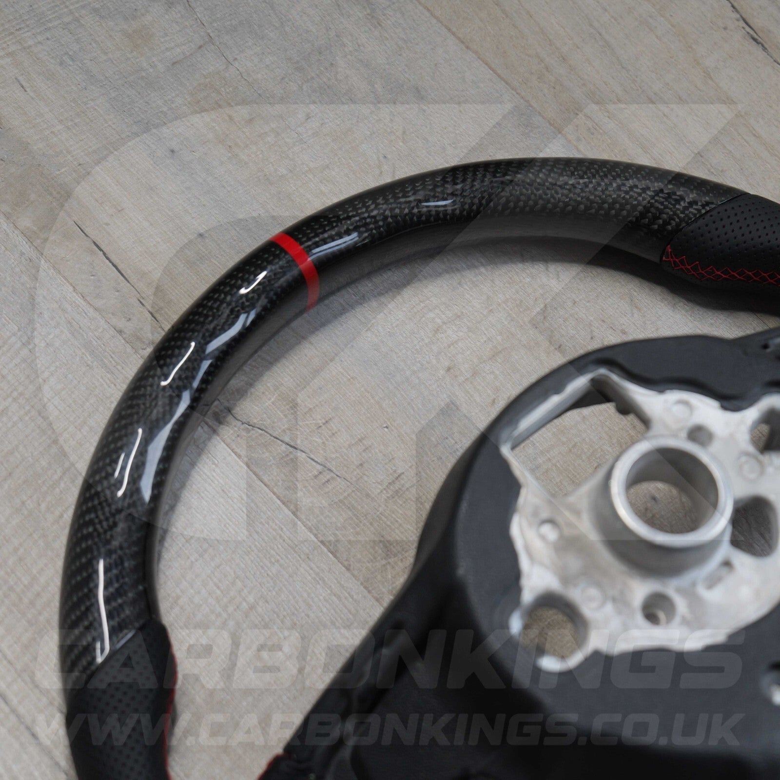 Volkswagen Carbon Fibre Steering Wheel VW Golf MK7 MK7.5 R R-Line GTI GTD GTE +