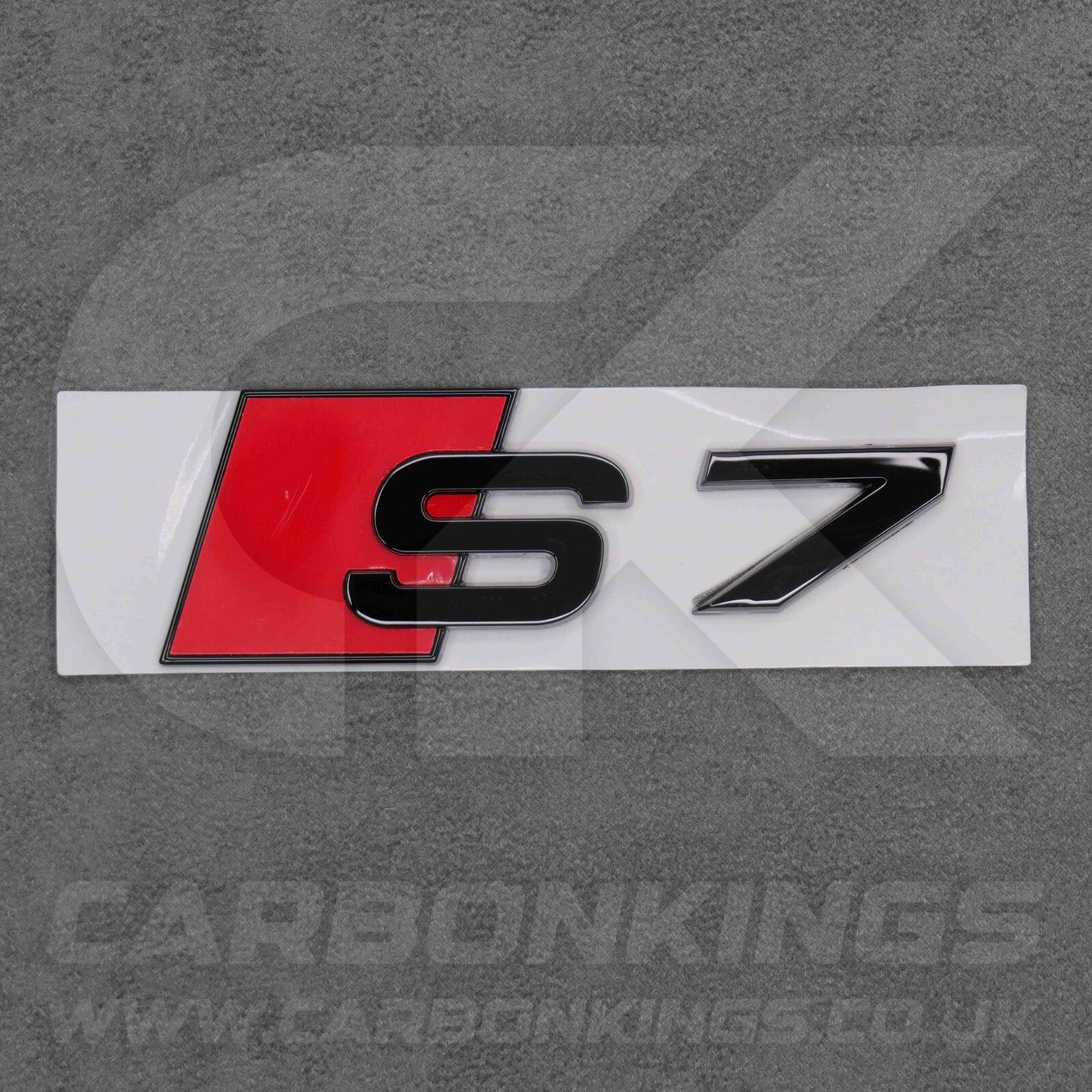 105 x 36mm Audi S7 Gloss Black Boot Rear Badge Letters Logo Emblem S 8L 8P 8V 8Y