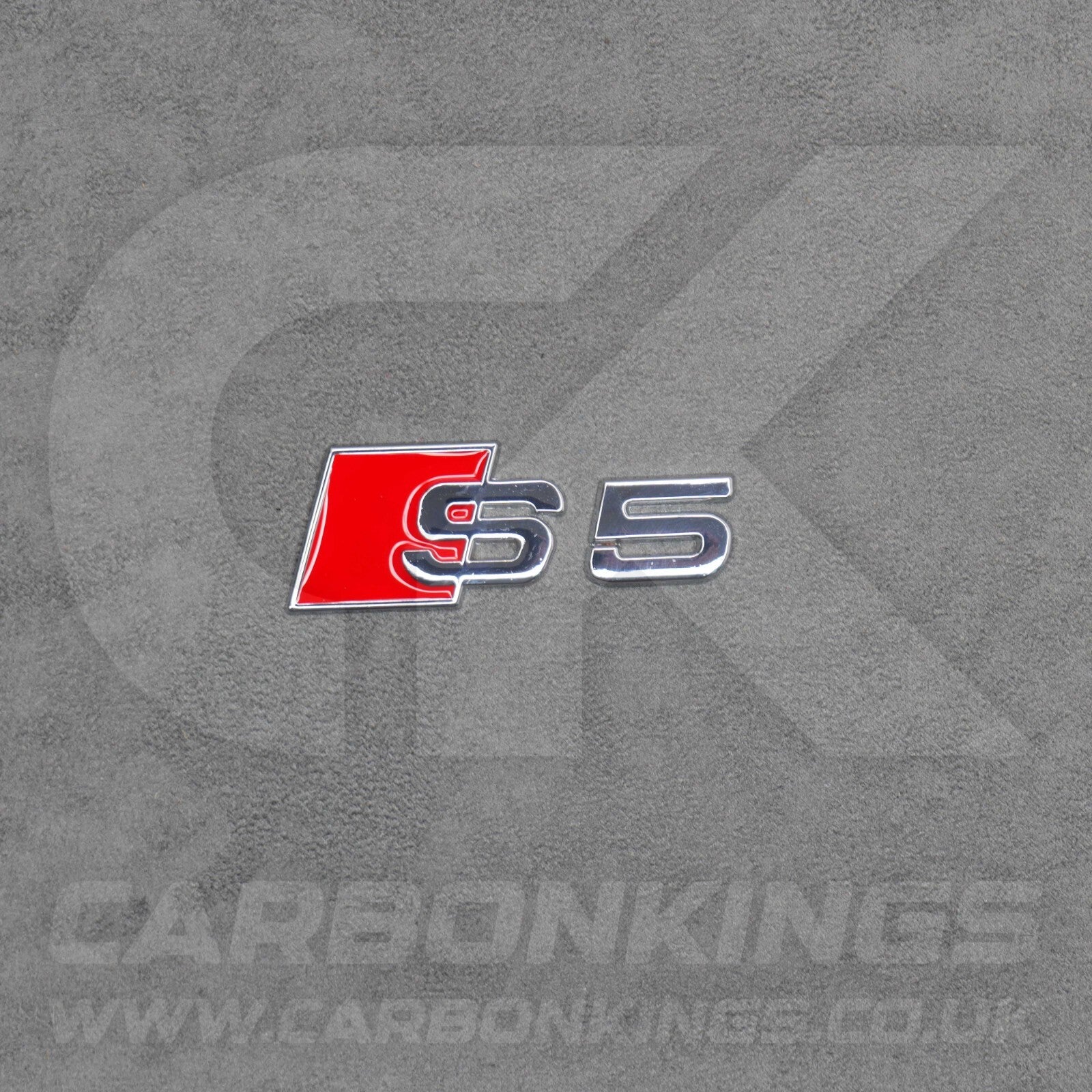 Audi S5 Silver Chrome Boot Rear Badge Letters Logo Emblem B8 8T B8.5 8.5T B9 B10