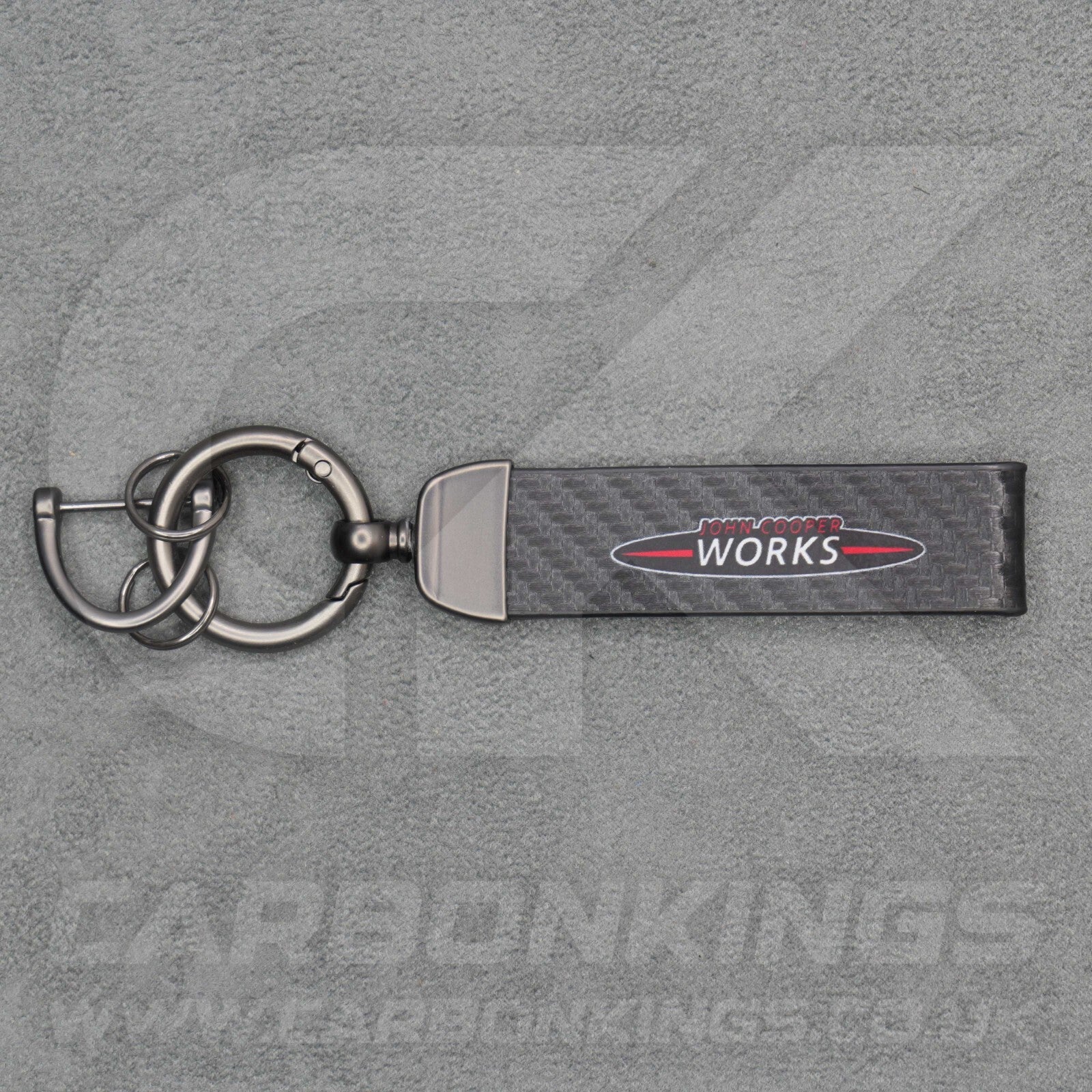 Mini JCW Carbon Fibre Key Ring Chain John Cooper Works Premium & Durable