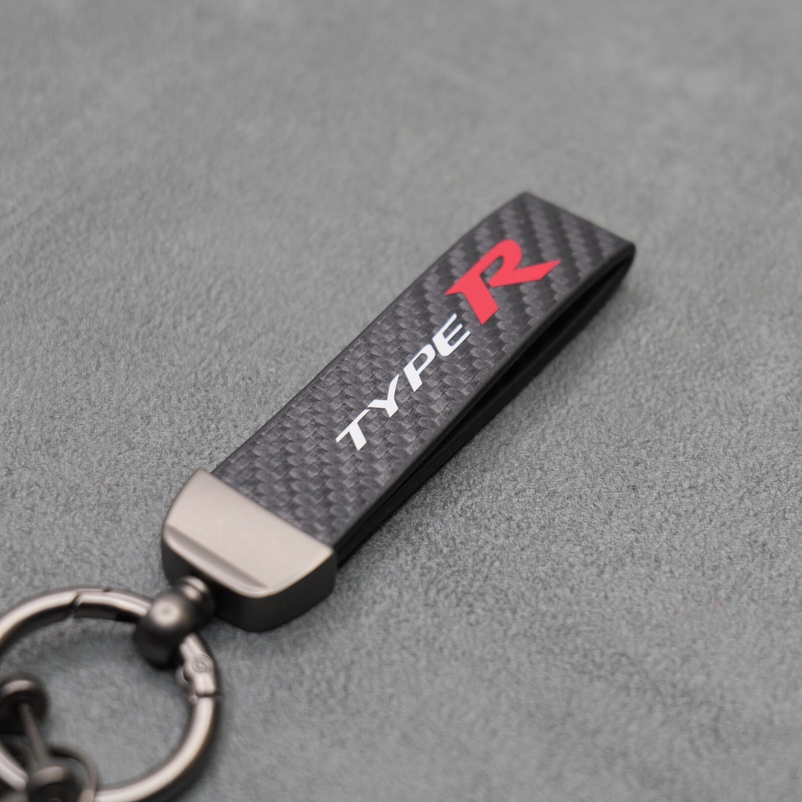 Honda Civic Type R Carbon Fibre Key Ring Chain Premium & Durable EP3 FK2 FK8 FL5