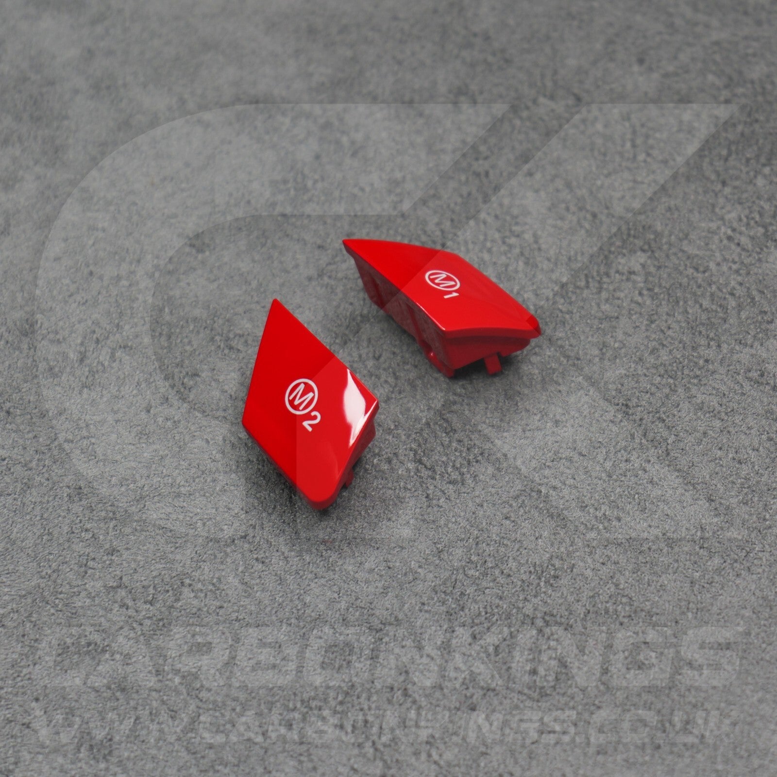 BMW Red M1 & M2 Buttons Set for M2 M3 M4 M5 M6 X5M X6M F80 F82 F83 F85 F87 F10