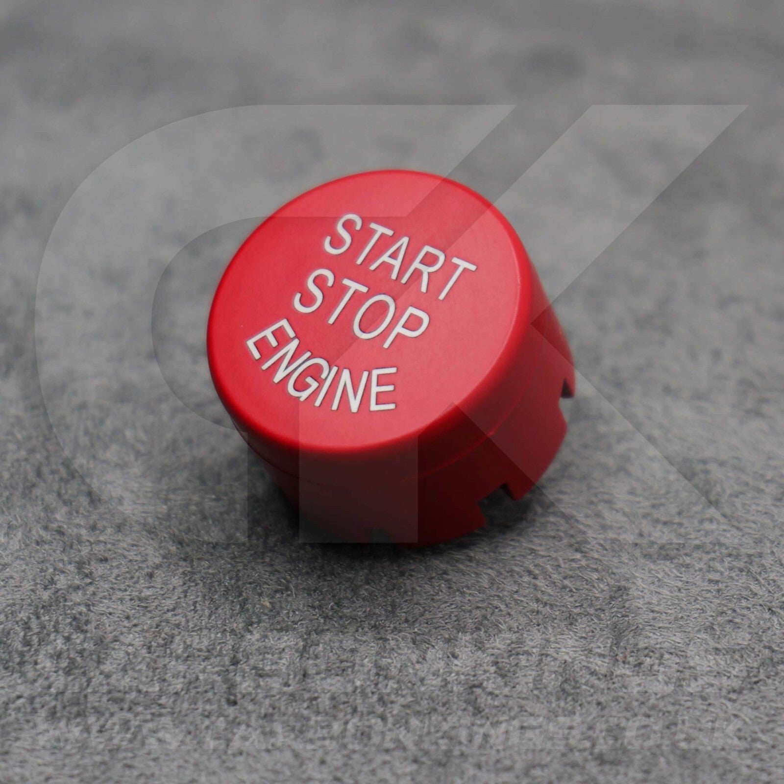 MATTE Red Start Stop Engine Button M2 M3 M4 M5 M6 M140i F20 F80 F82 F83 F85 F87