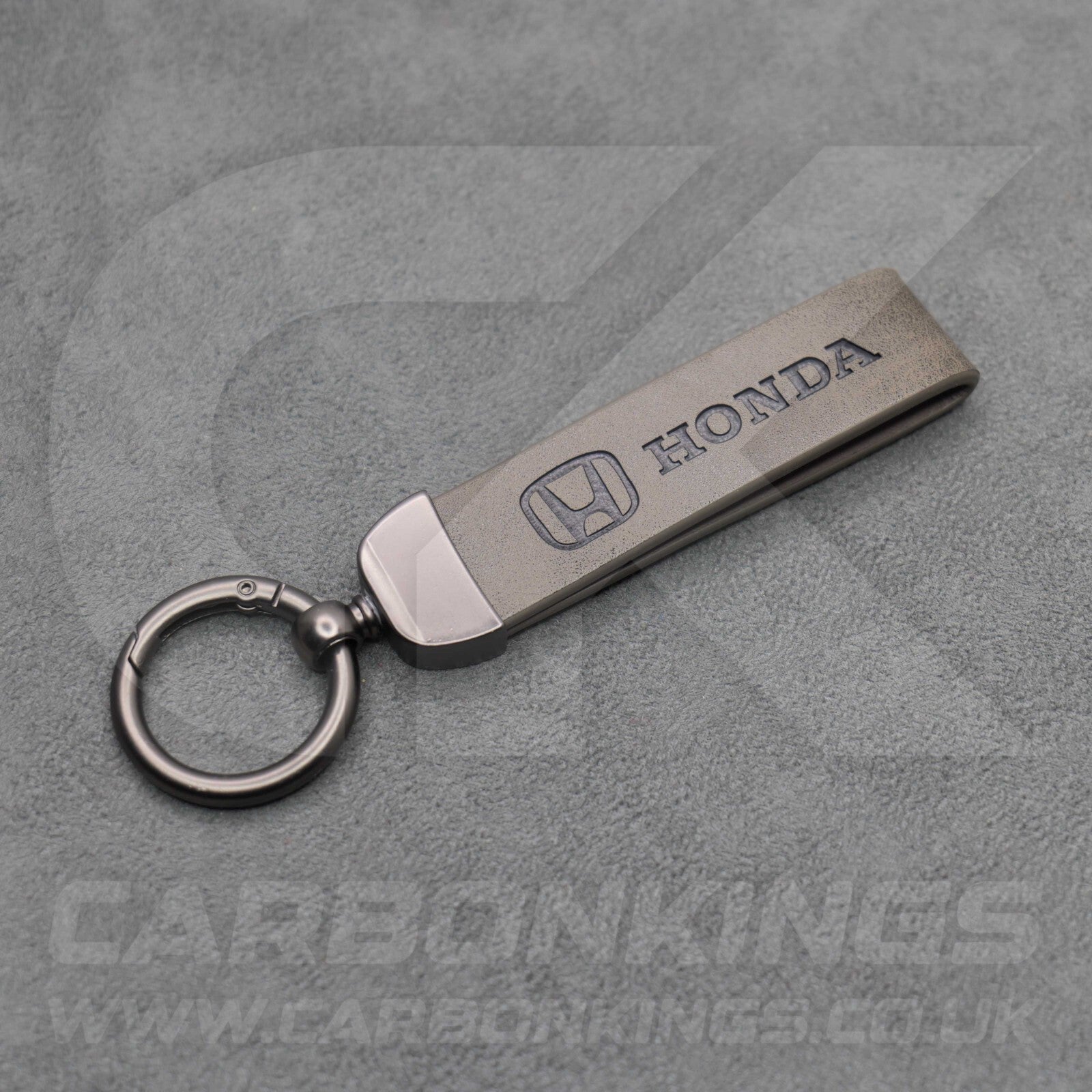 Honda Premium Leather Key Ring Chain Car Civic Type R Jazz CR-V HR-V ZR-V e:Ny1