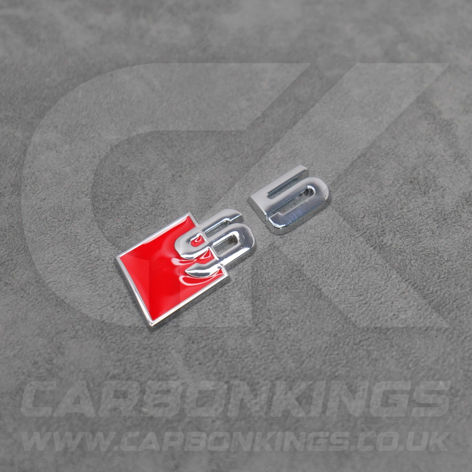 Audi S5 Silver Chrome Boot Rear Badge Letters Logo Emblem B8 8T B8.5 8.5T B9 B10