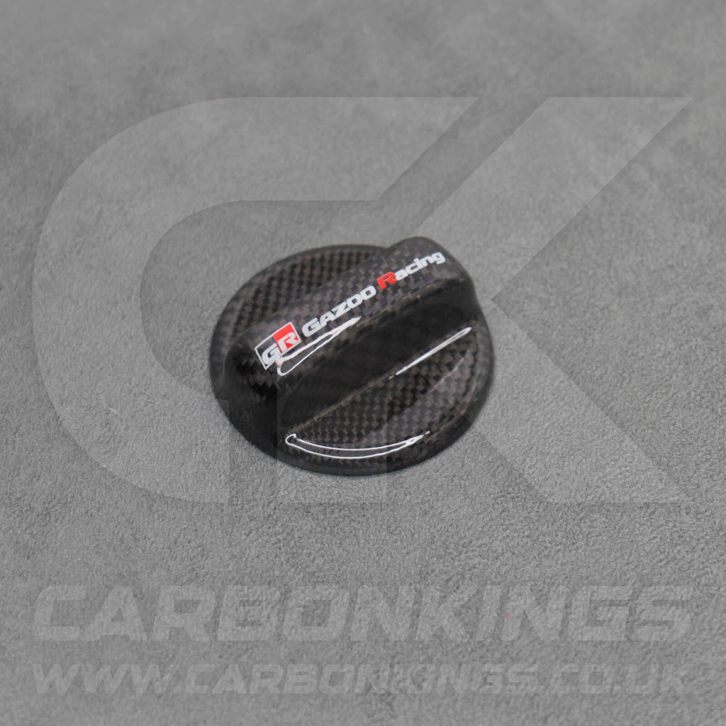 Toyota GR Sport Real Carbon Fibre Gazoo Racing Fuel Filler Cap Yaris Supra GR86