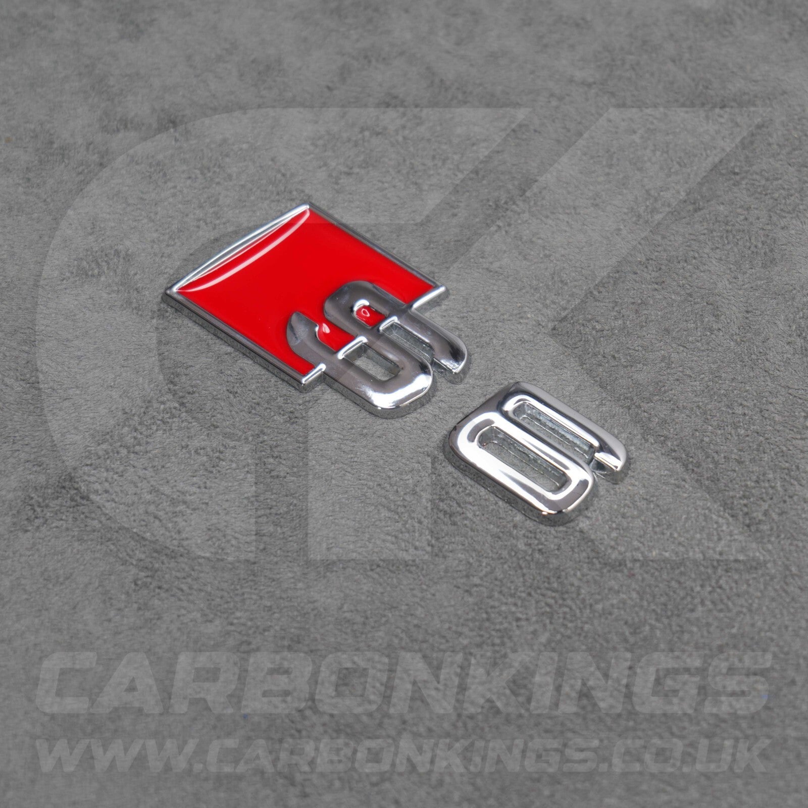 Audi S6 Silver Chrome Boot Rear Badge Letters Logo Emblem C4 C5 C6 C7 C7.5 C8