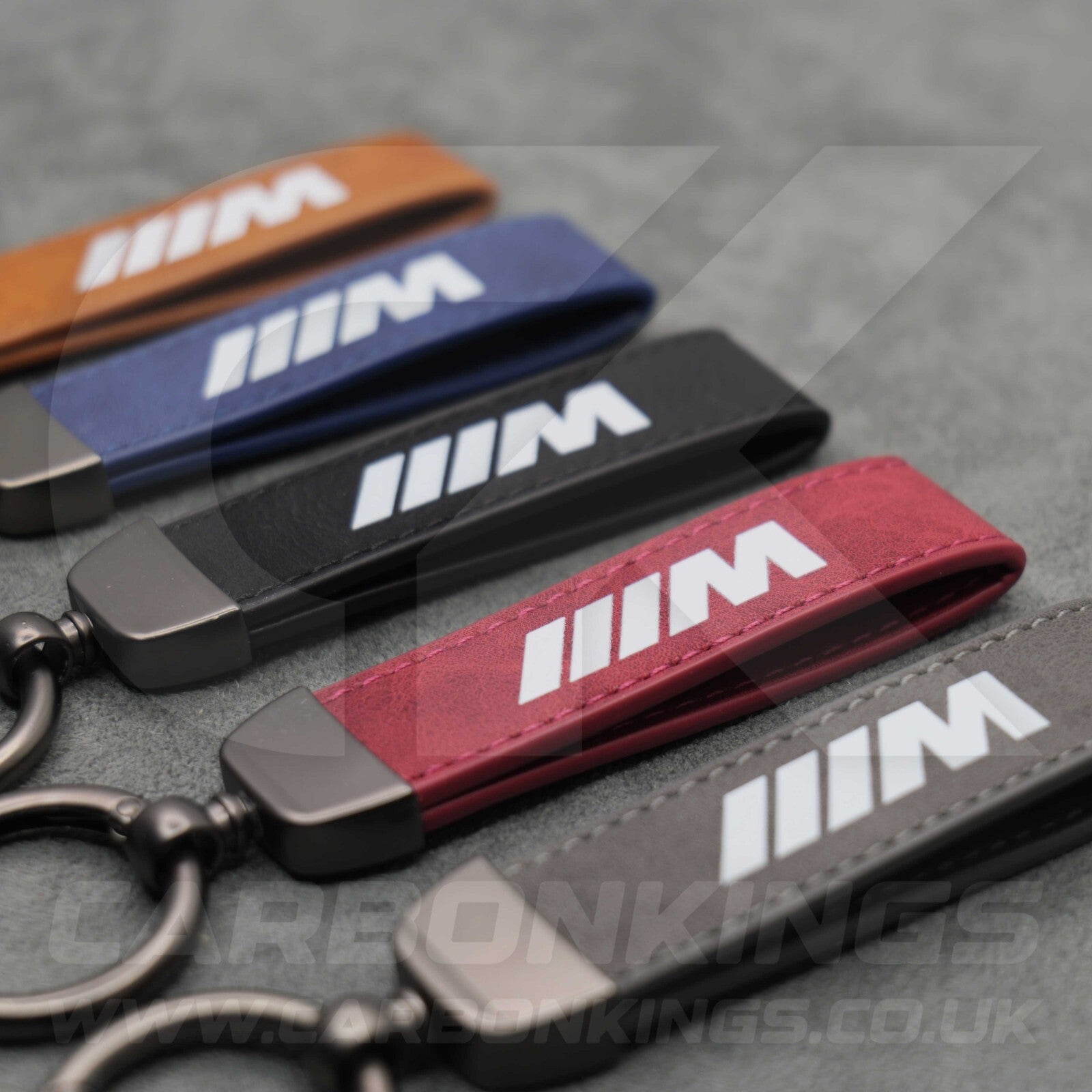 BMW M Logo Leather Key Ring Chain Car Keys M2 M3 M4 M5 M6 M8 X2 X3 X4 X5 X6 X7