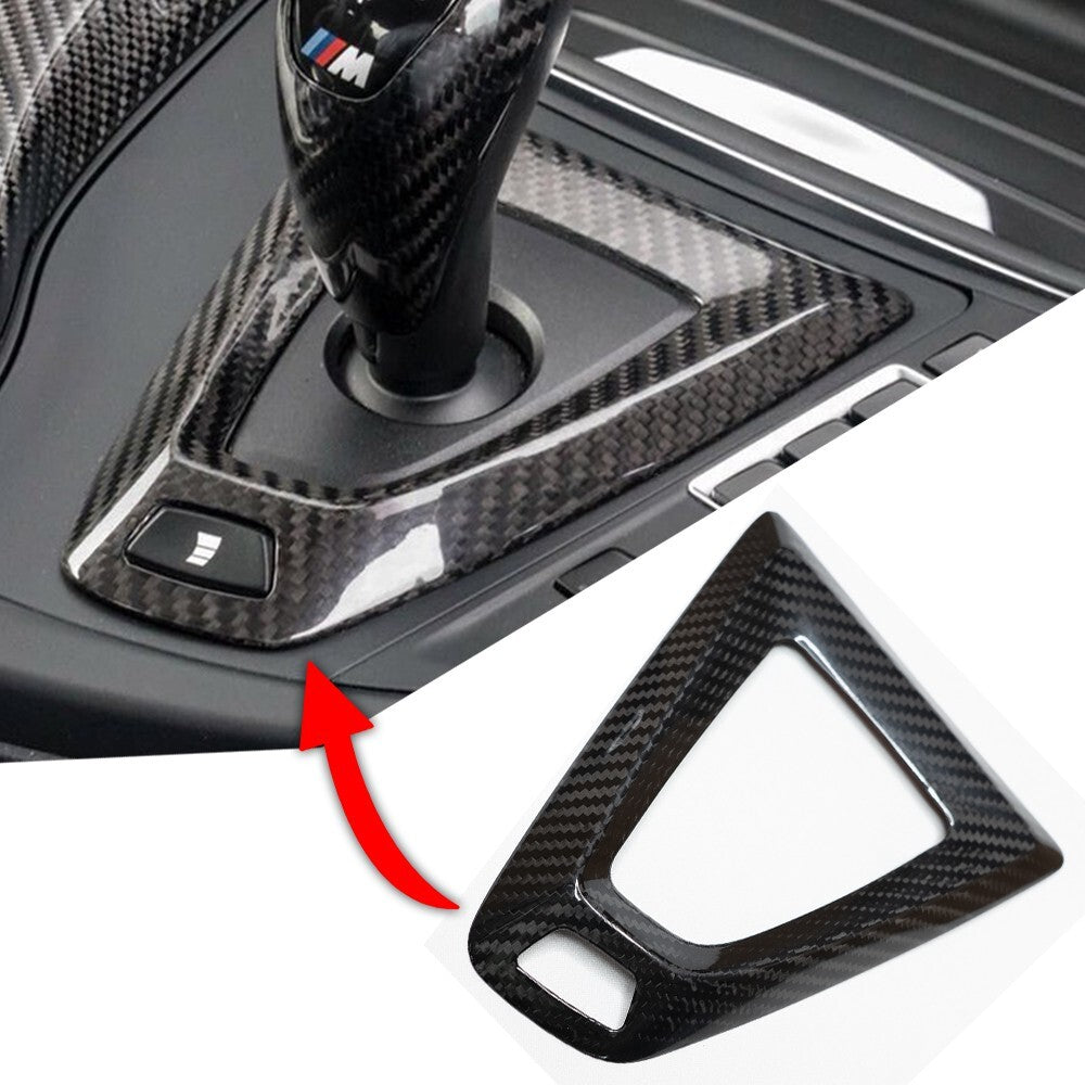 Carbon Fibre Gear Knob & Surround Trims for BMW F80 M3 M2 F87 F82 M4 F10 M5 X5M