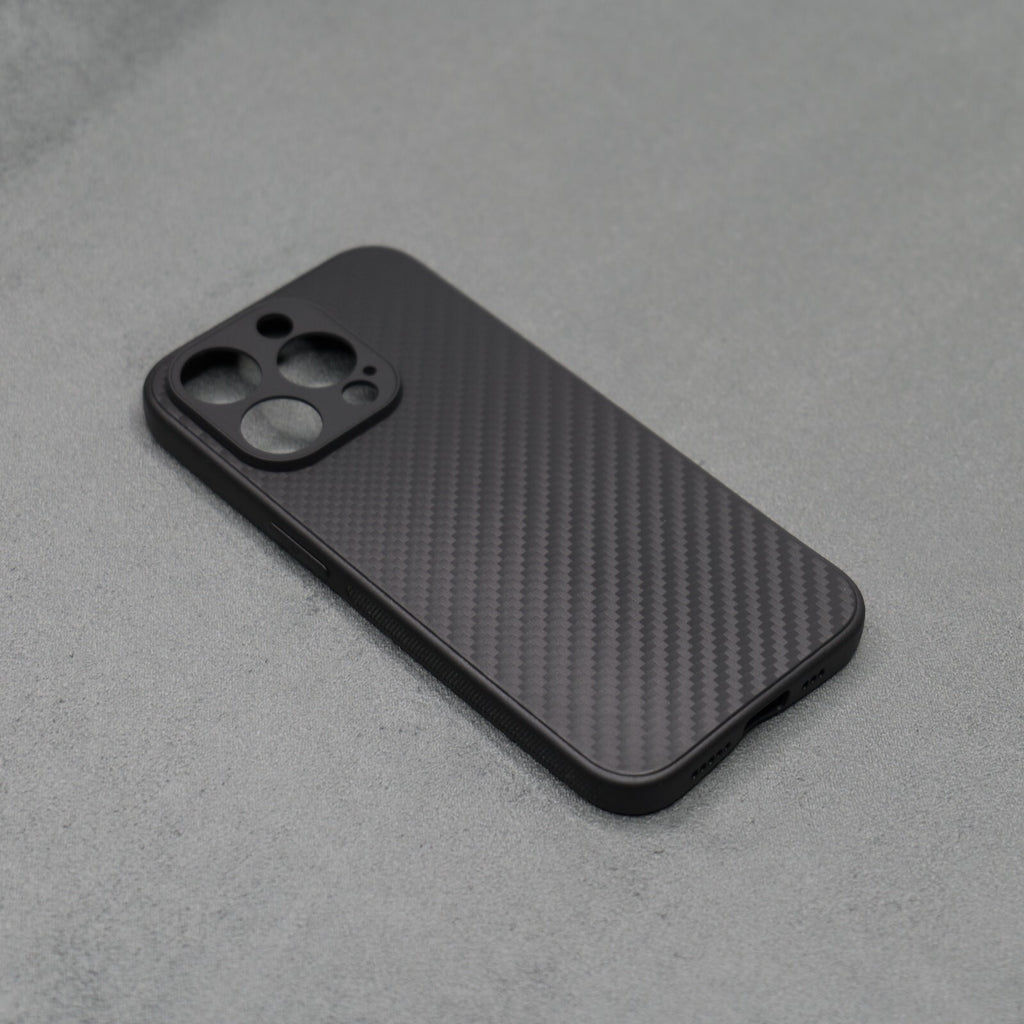 Carbon Fibre iPhone Case Apple Phone 11 12 13 14 15 16 Pro Max Plus Mini Thin
