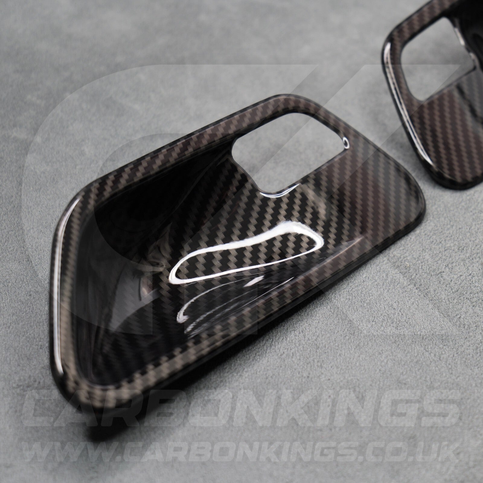 Carbon Fibre Style Interior Door Handle Trims BMW F80 M3 F82 M4 F83 F30 F32 3 4