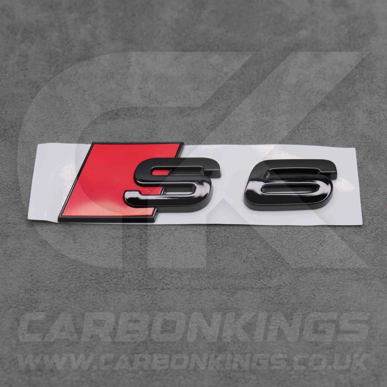 105 x 36mm Audi S6 Gloss Black Boot Rear Badge Letters Logo Emblem S 8L 8P 8V 8Y