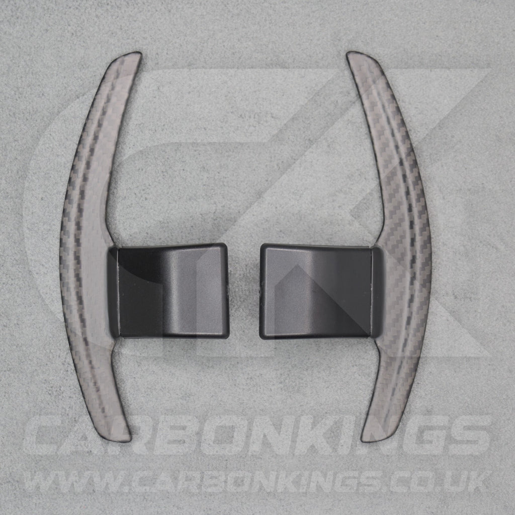 Satin Carbon Fibre Shifter Paddles for BMW M3 M4 M2 F80 F82 F87 M5 M6 X5M X6M M