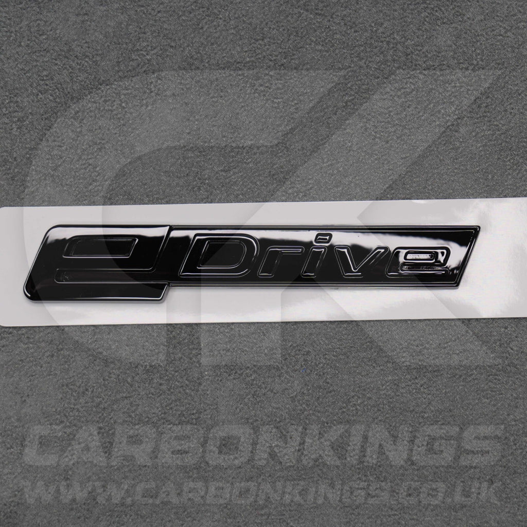 BMW Gloss Black eDrive Rear Emblem Badge Logo BMW i3 i3s i8 iX Electric