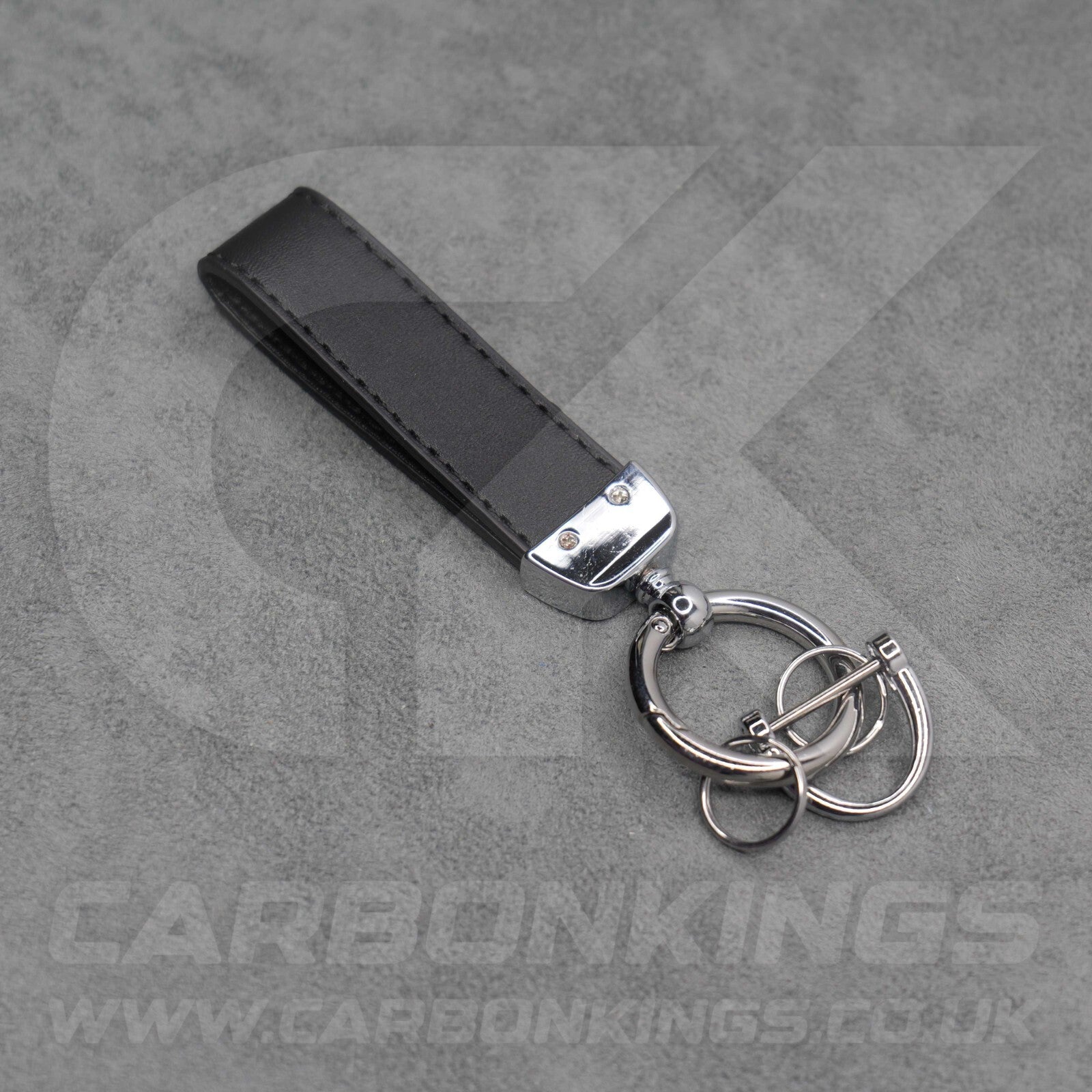Mercedes AMG Black Leather Key Ring C63 C43 A45 E43 E63 A35 A C E S CLA G Class