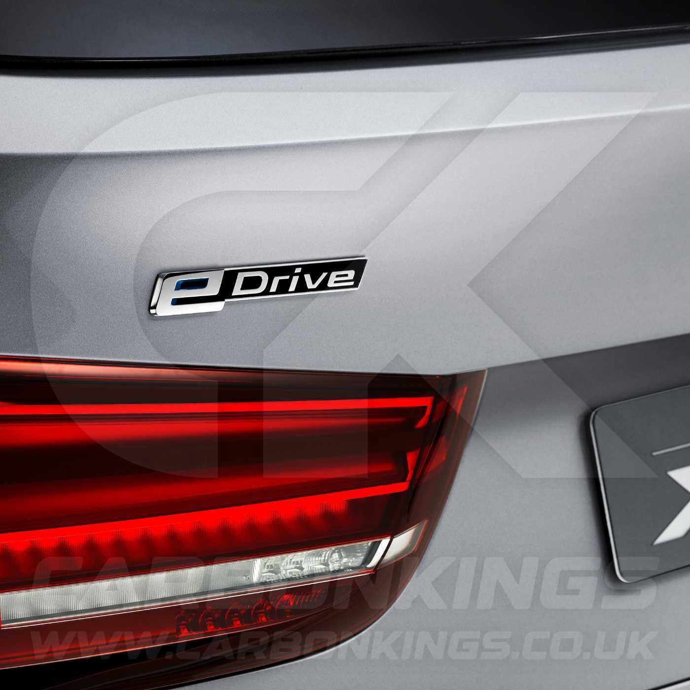 BMW Matte Black eDrive Rear Emblem Boot Badge Logo BMW i3 i3s i8 iX Electric Car
