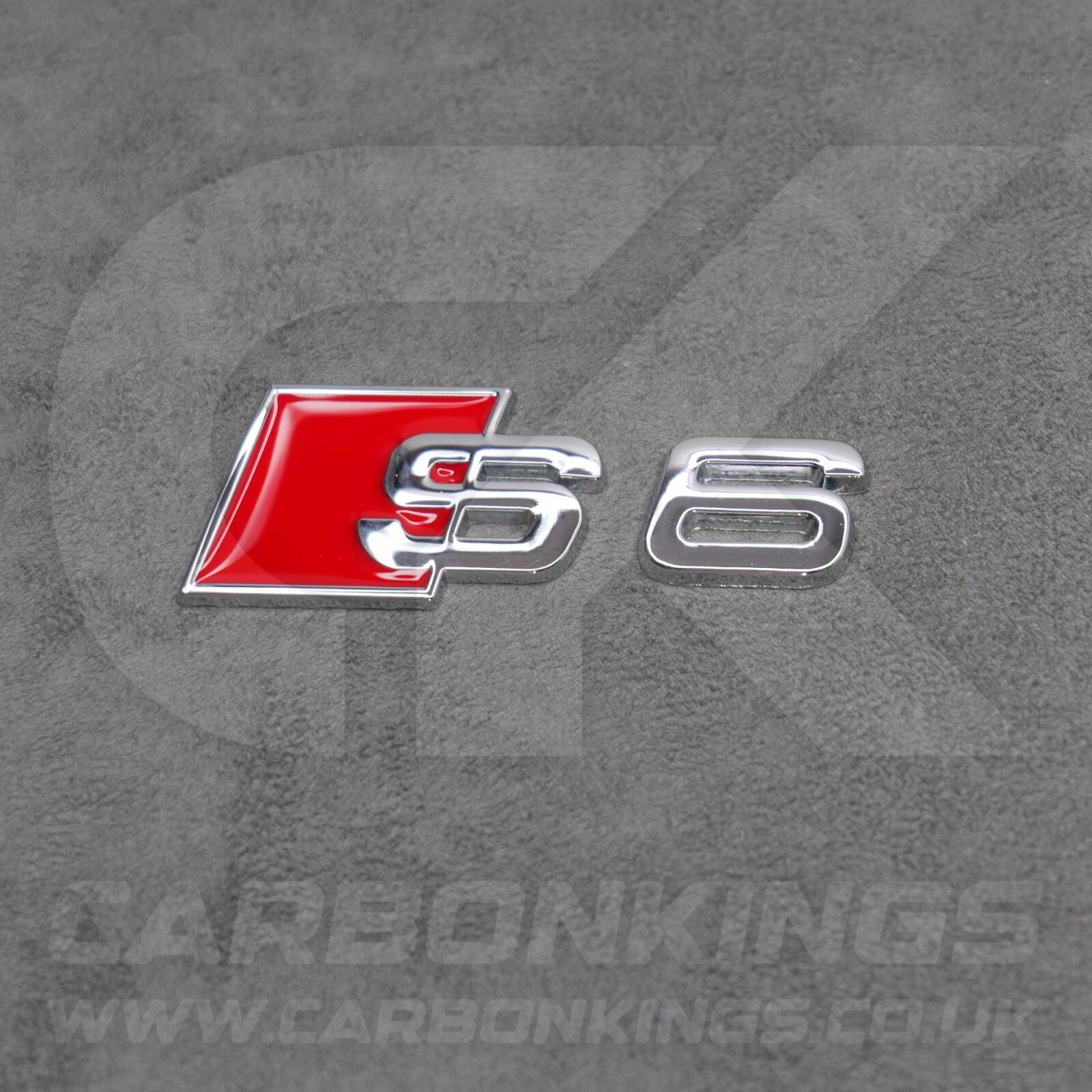 Audi S6 Silver Chrome Boot Rear Badge Letters Logo Emblem C4 C5 C6 C7 C7.5 C8