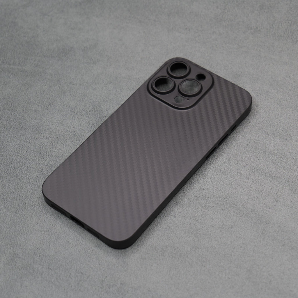 Carbon Fibre iPhone Case Apple Phone 11 12 13 14 15 16 Pro Max Plus Mini Thin