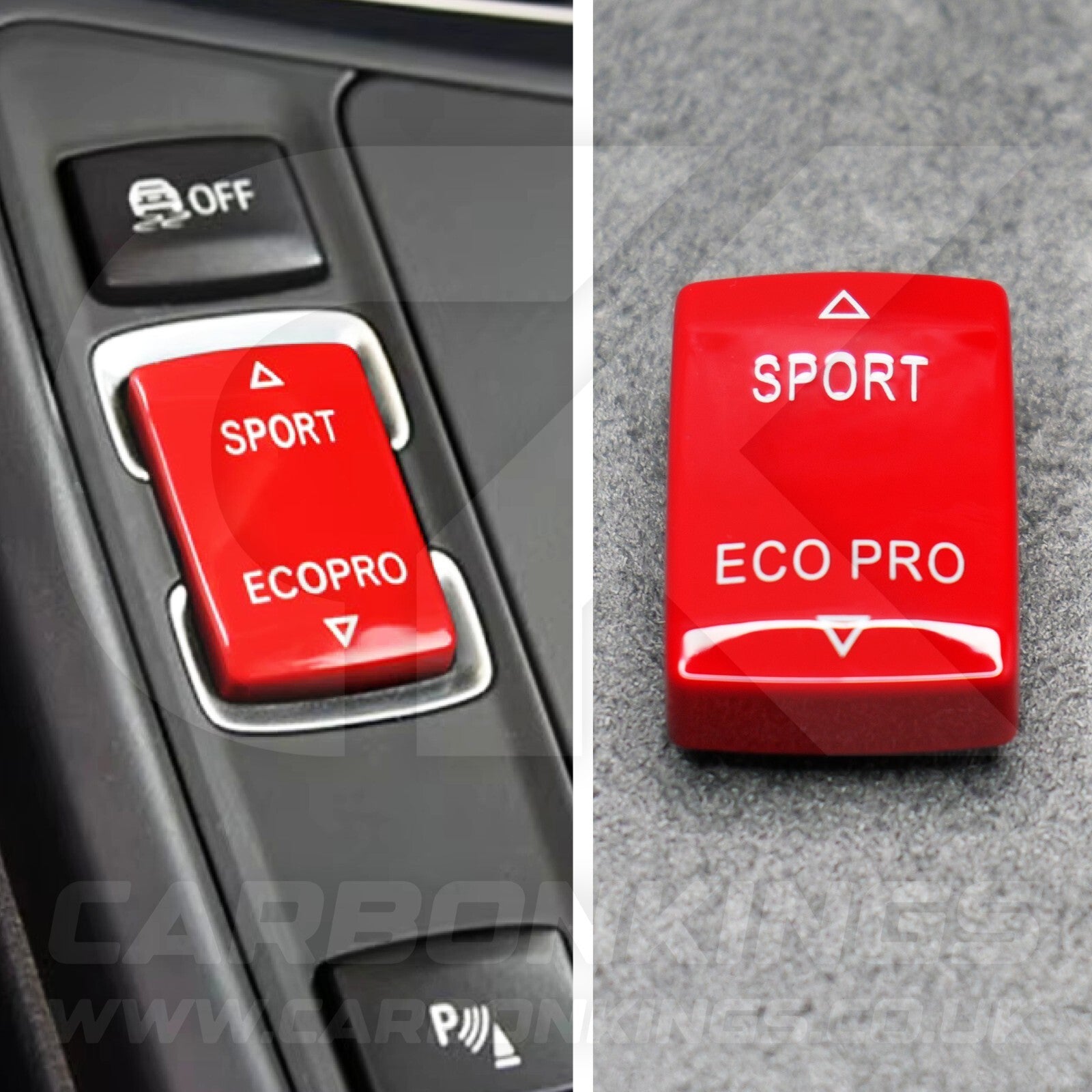 BMW Red Sport / Eco Pro Centre Console Button F20 F21 F22 F30 F32 F33 F36 +